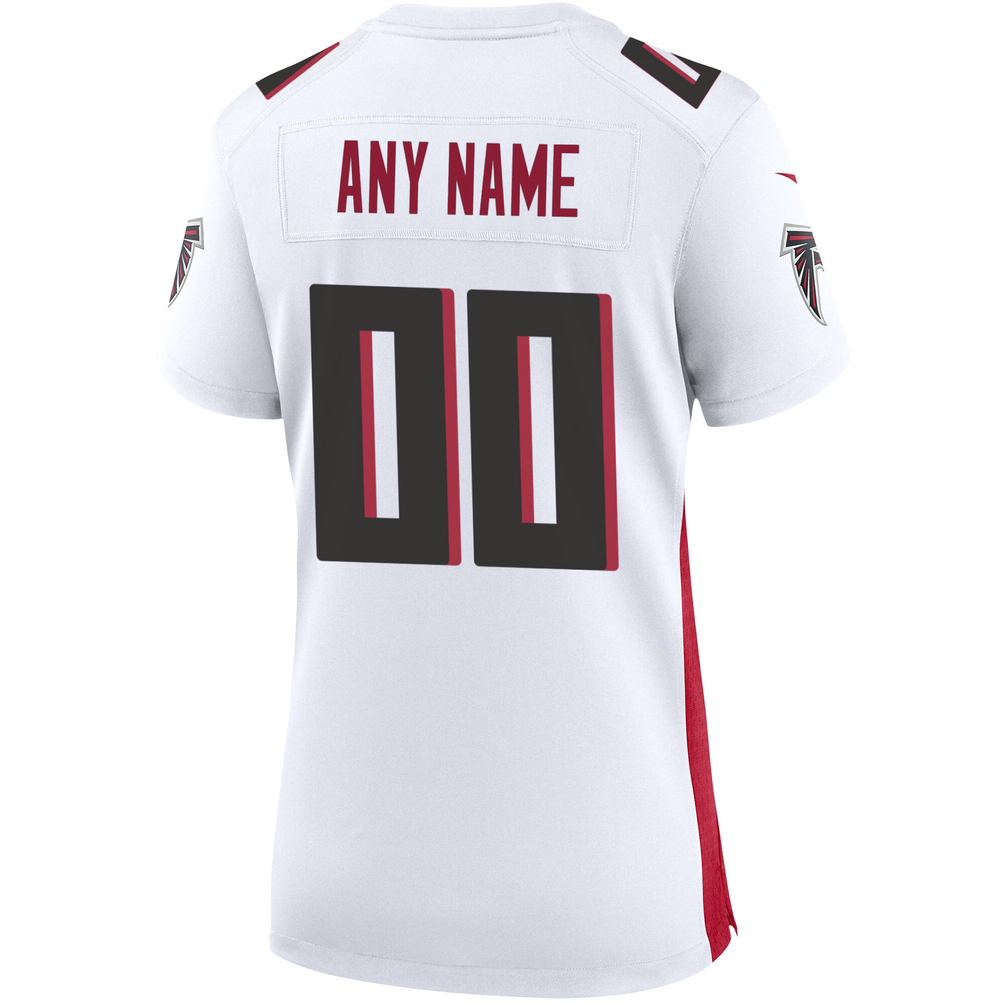Atlanta Falcons Women's Custom Game Jersey - White