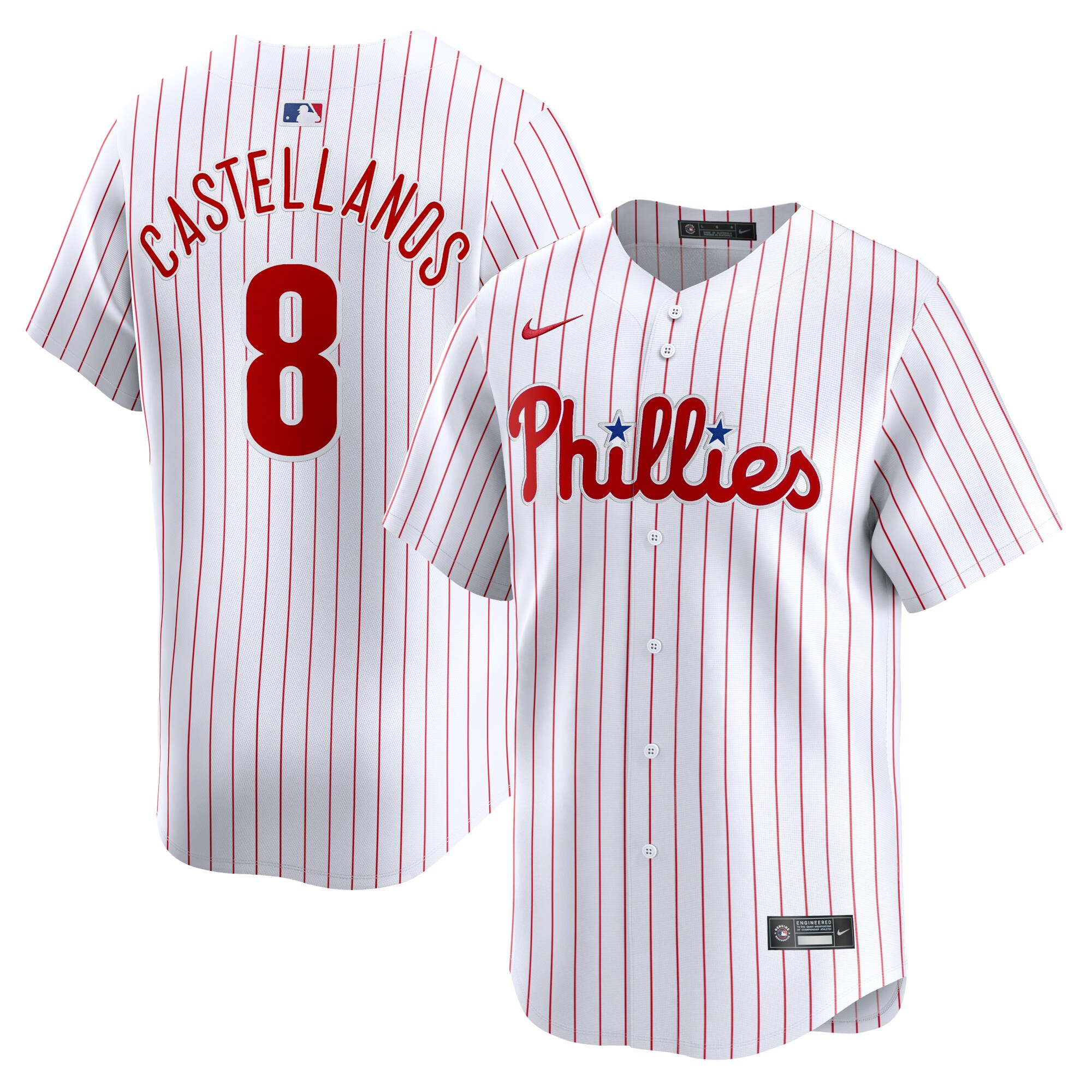 Nick Castellanos Philadelphia Phillies  Home Limited Player Jersey - White