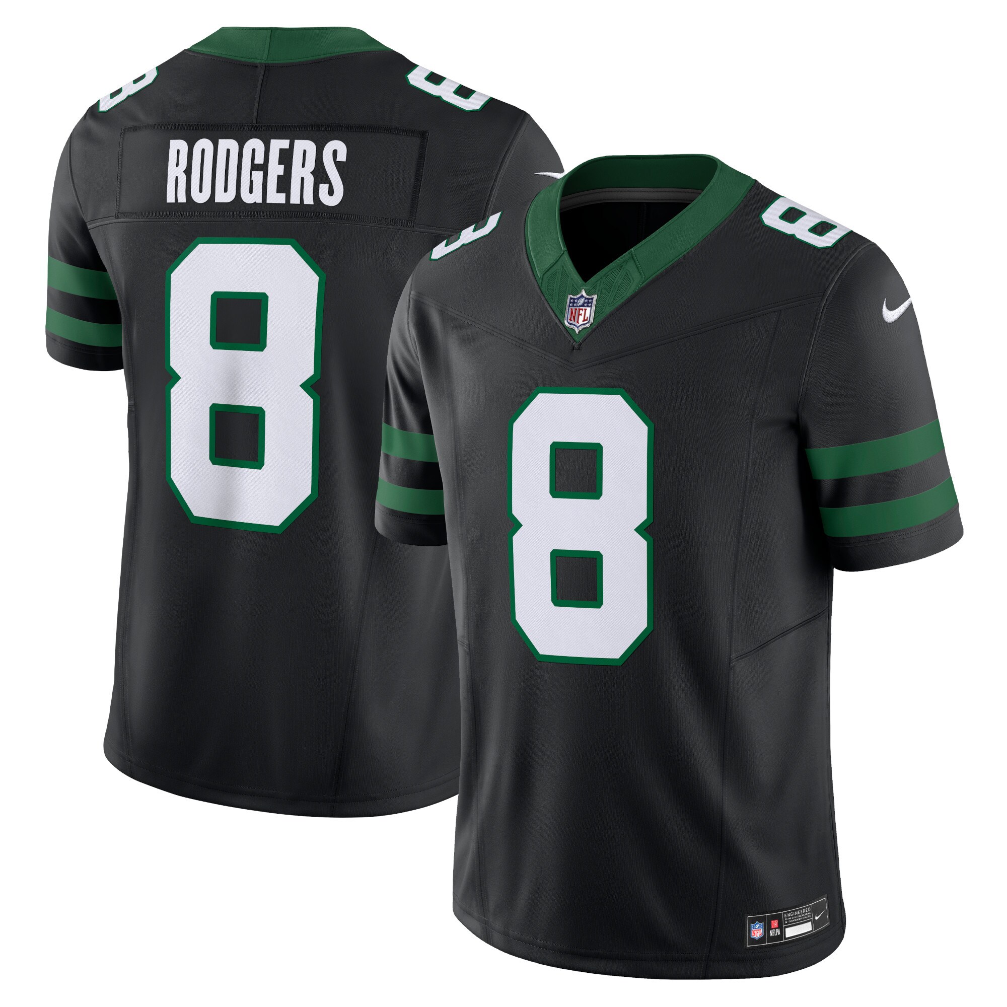 Aaron Rodgers New York Jets  Alternate Vapor F.U.S.E. Limited Jersey  - Legacy Black