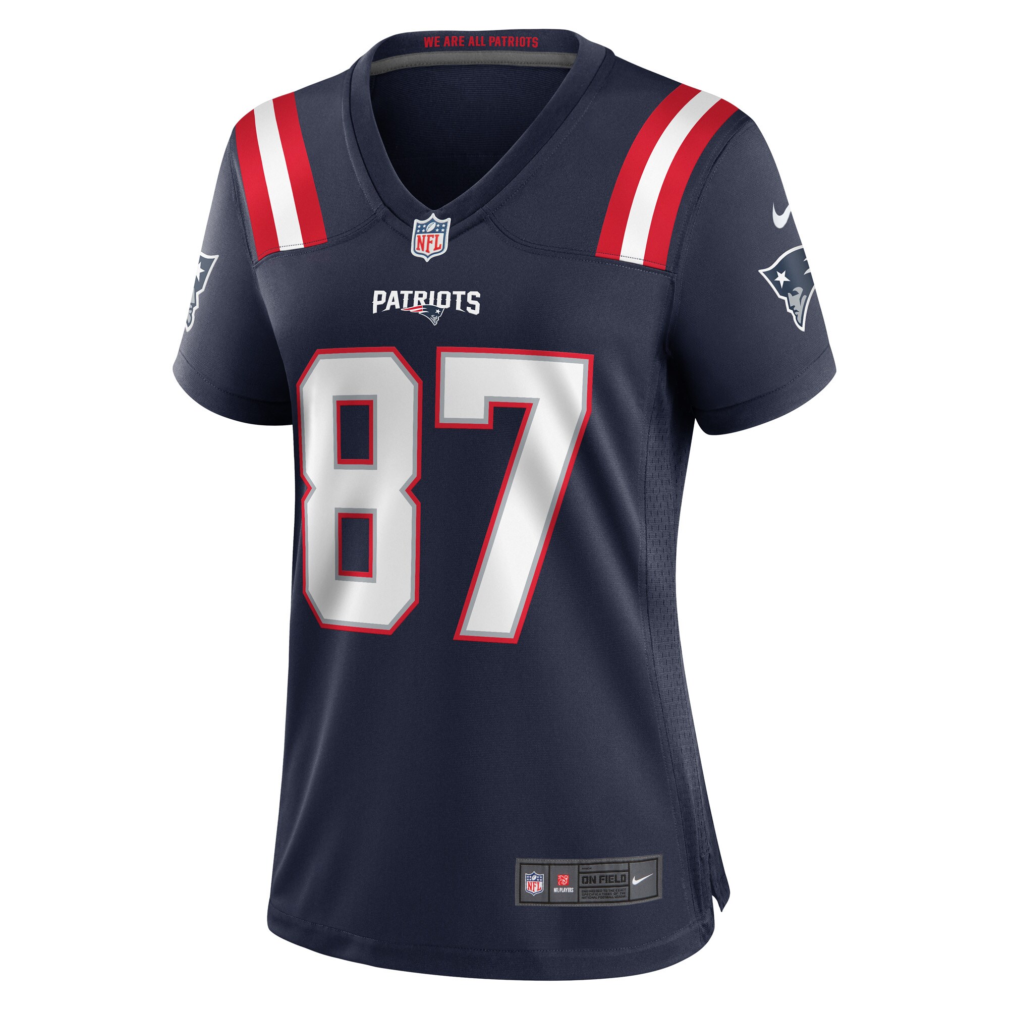 Matt Sokol New England Patriots  Women's Game Player Jersey - Navy