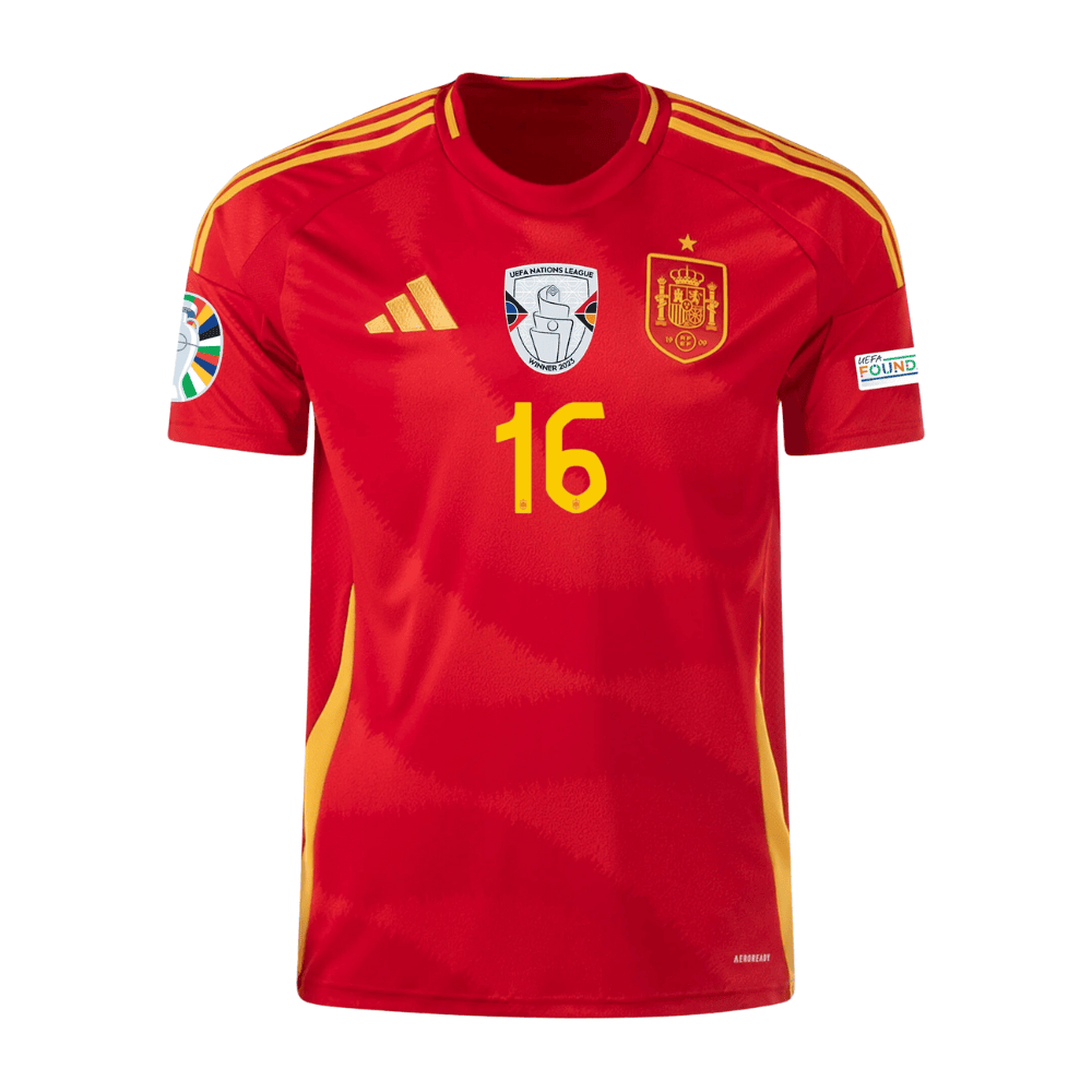 Rodrigo 16 Spain National Team 2024 Home Men Jersey - Scarlet