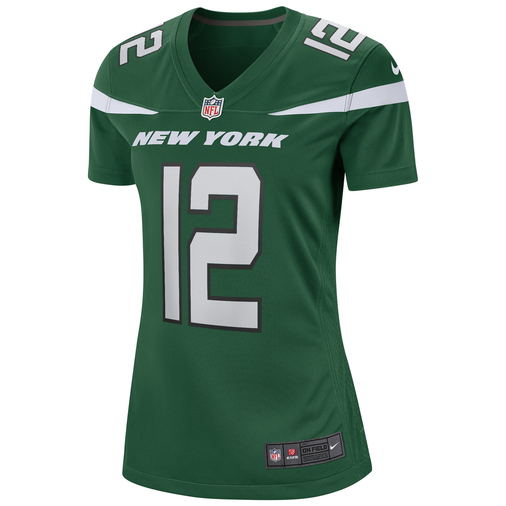 Joe Namath New York Jets  Women's Game Retired Player Jersey - Gotham Green