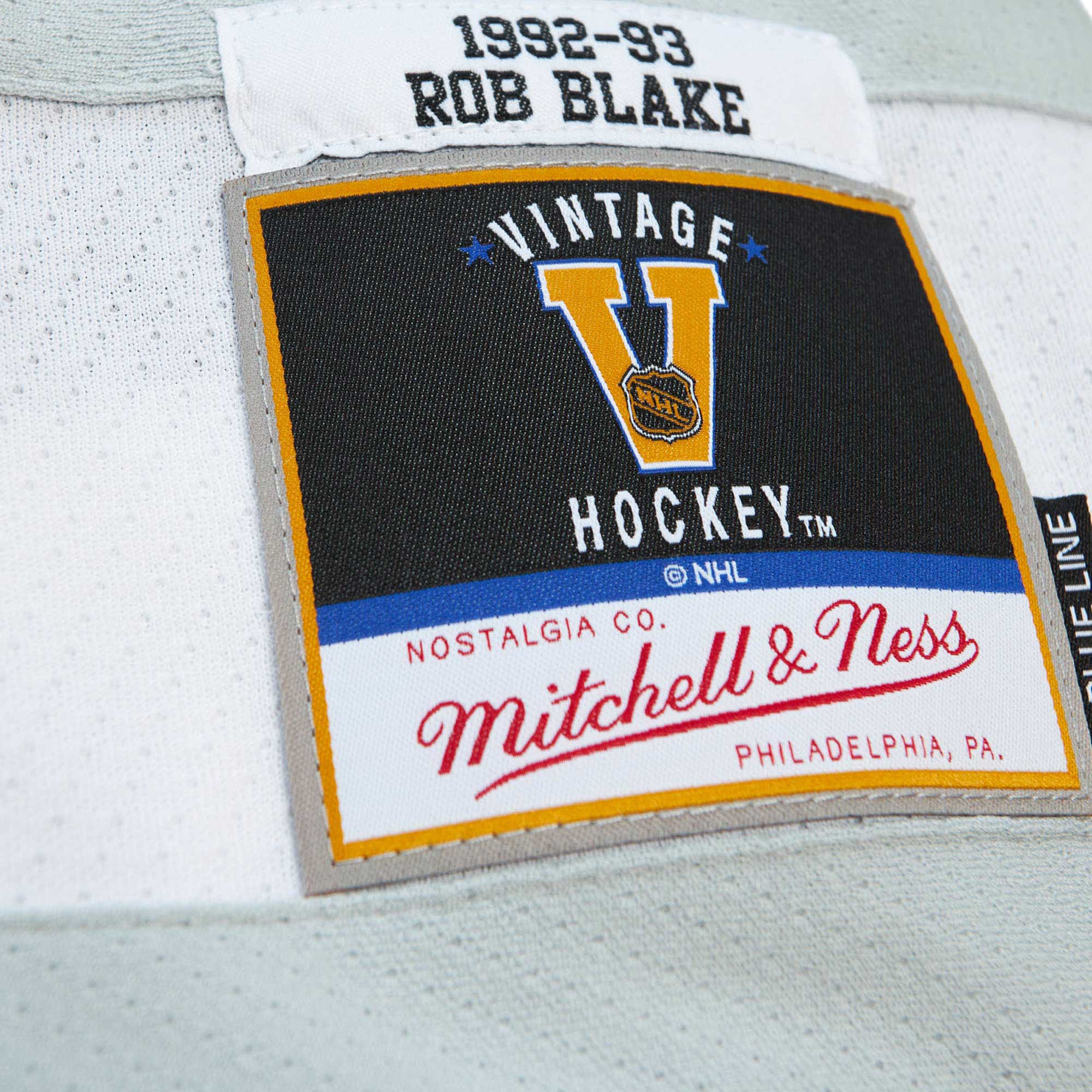 Rob Blake Los Angeles Kings Mitchell & Ness  1992\/93 Blue Line Player Jersey - Black
