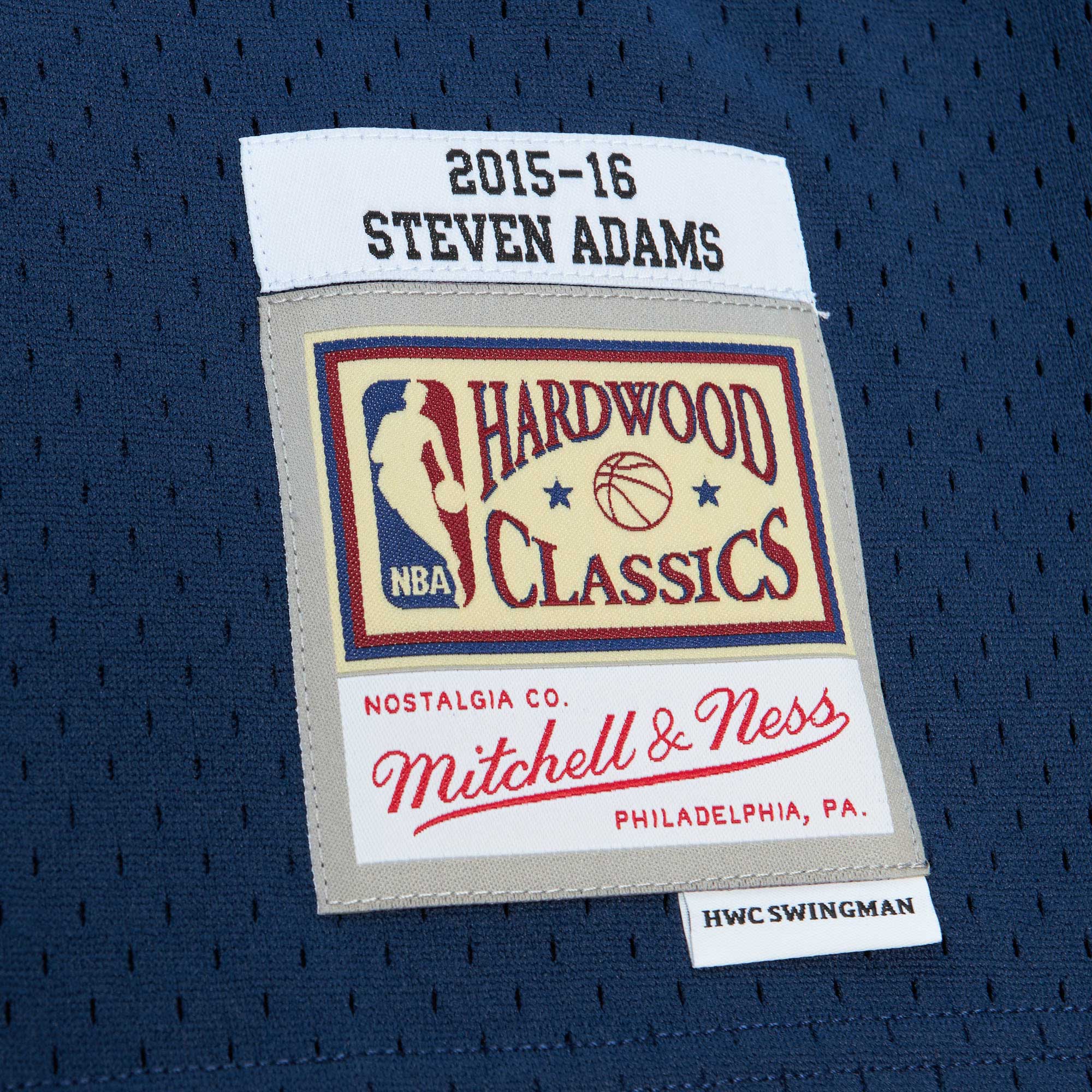 Steven Adams Oklahoma City Thunder Mitchell & Ness  2015\/16 Hardwood Classics Alternate Swingman Jersey - Navy