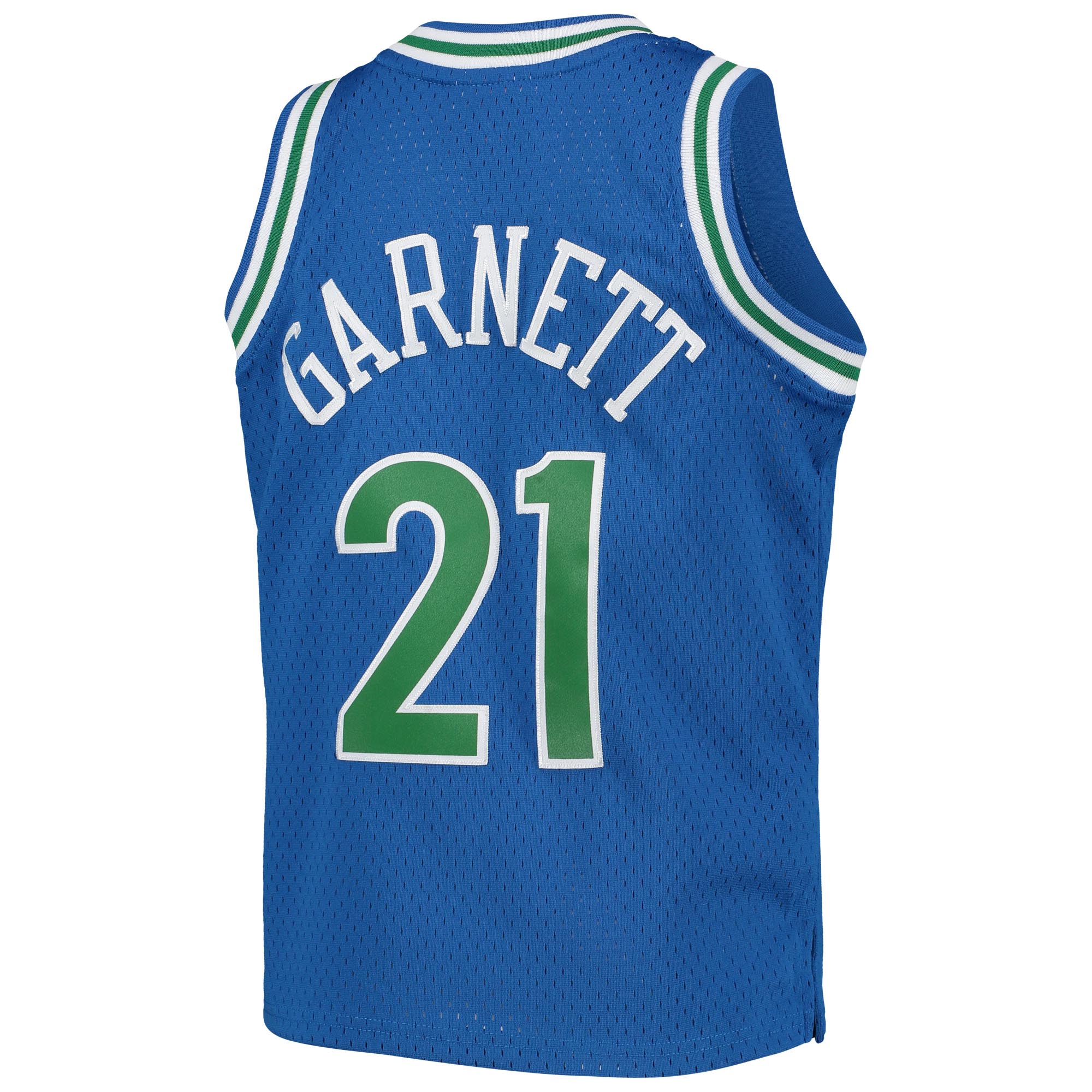 Kevin Garnett Minnesota Timberwolves Mitchell & Ness Youth 1995-96 Hardwood Classics Swingman Jersey - Blue