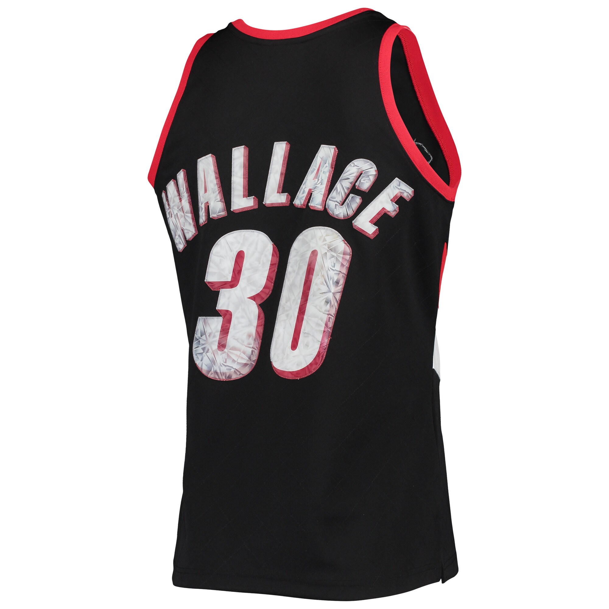 Rasheed Wallace Portland Trail Blazers Mitchell & Ness 1999\/00 Hardwood Classics NBA 75th Anniversary Diamond Swingman Jersey - Black