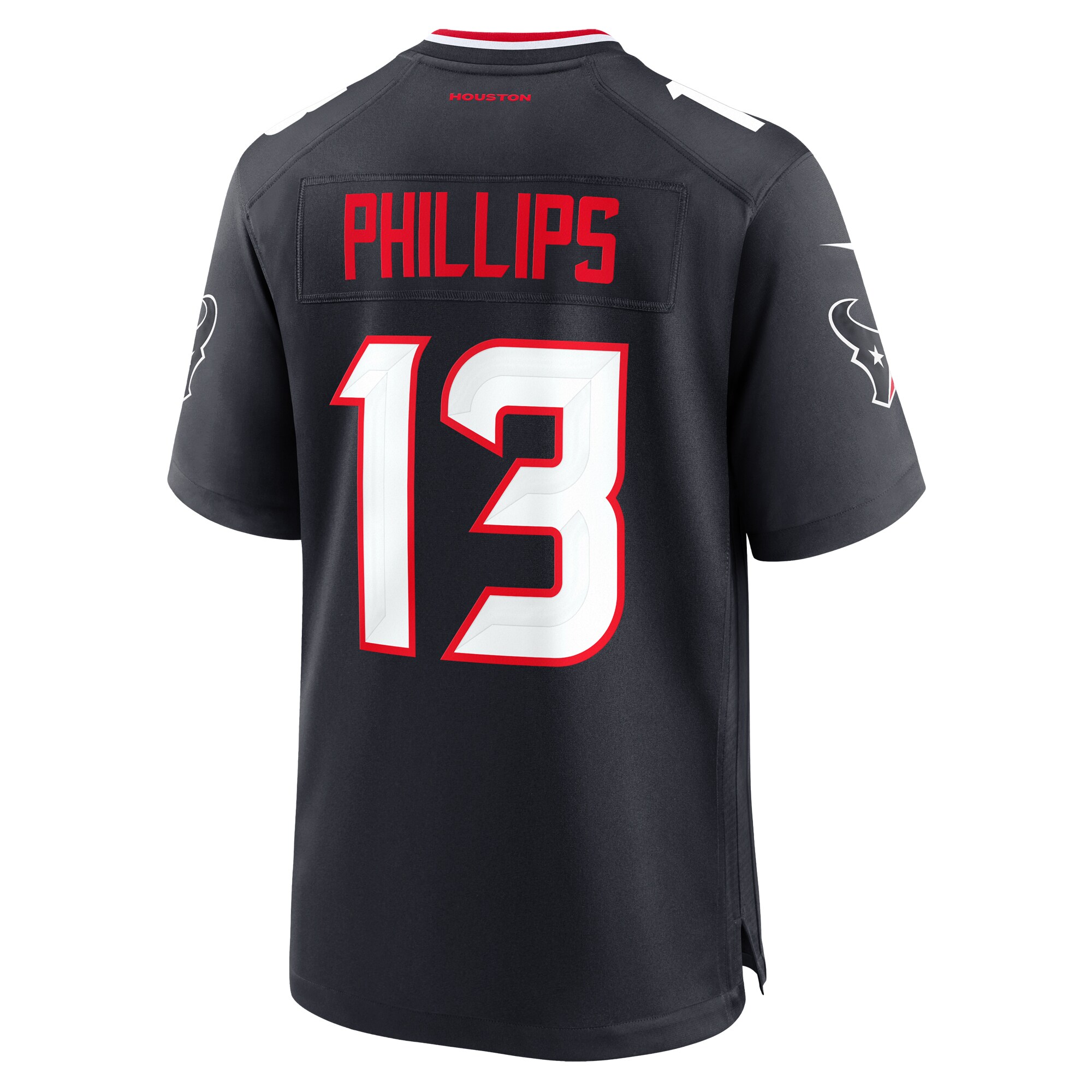 DelShawn Phillips Houston Texans  Team Game Jersey -  Navy