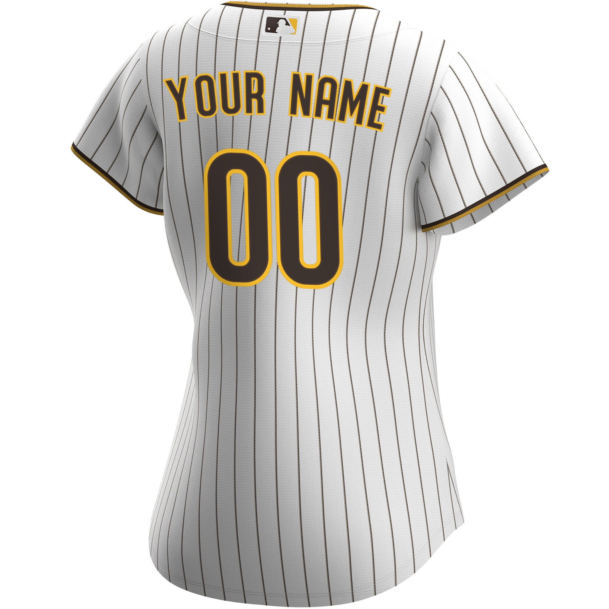 San Diego Padres  Women's Home Replica Custom Jersey - White