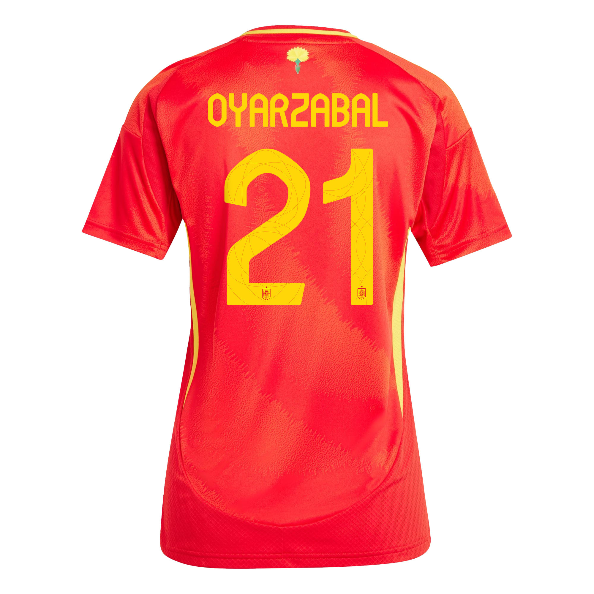 Mikel Oyarzabal 21 Spain National Team 2024 Home WOMEN Jersey - Red