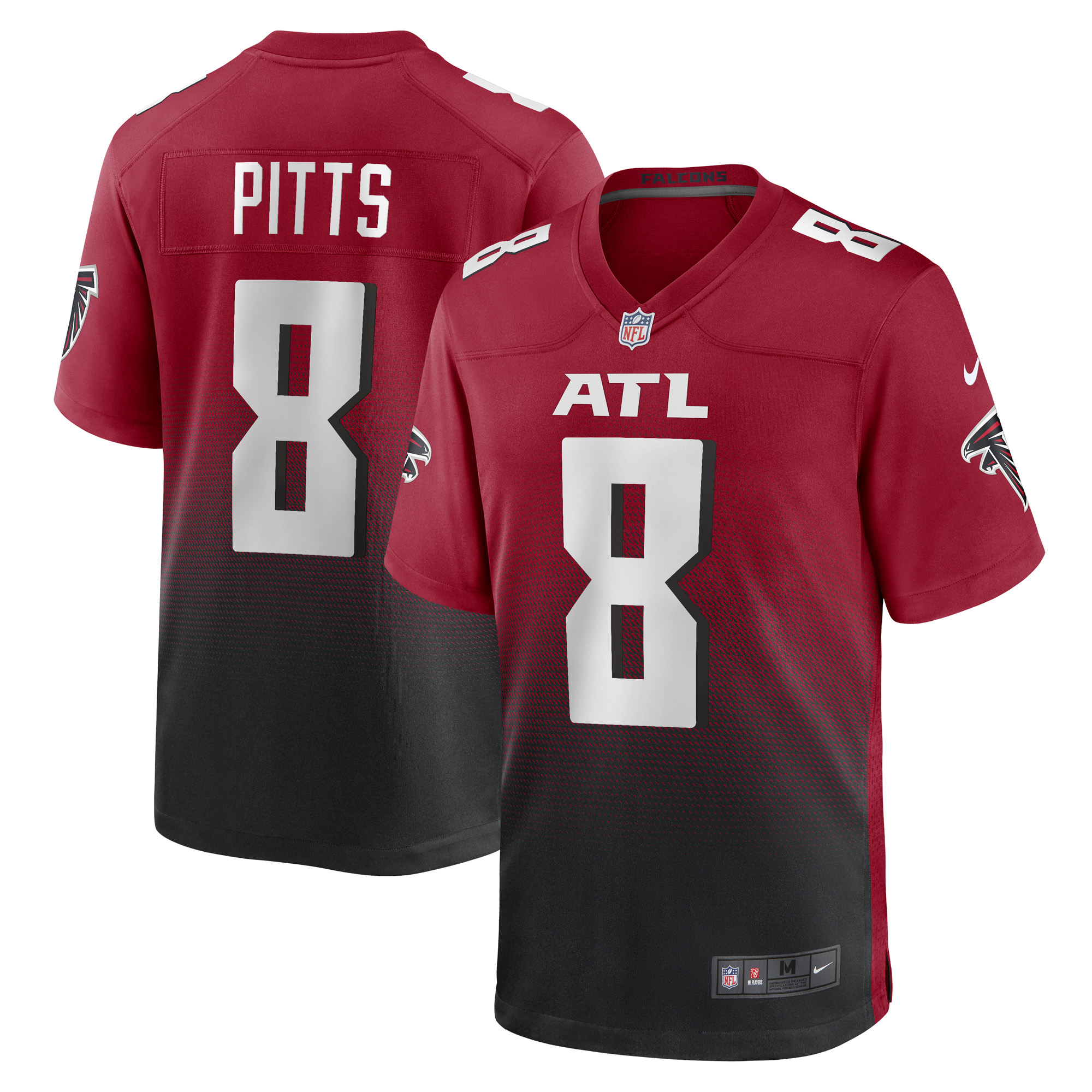 Kyle Pitts Atlanta Falcons  Alternate Game Jersey - Red