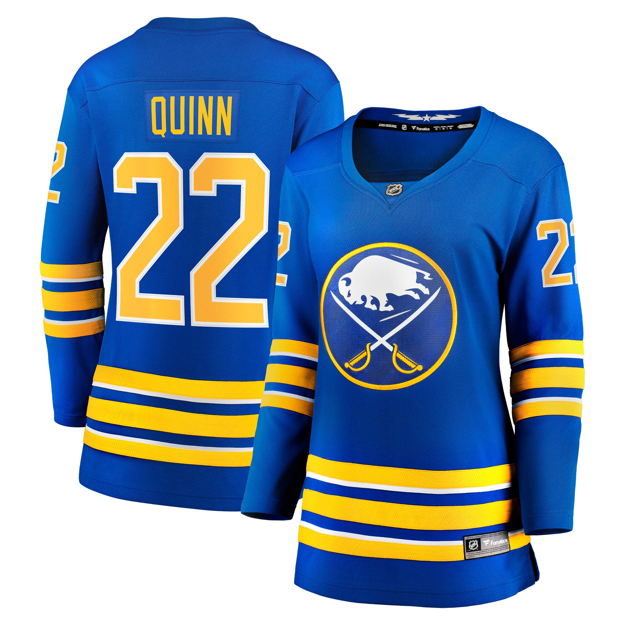 Jack Quinn Buffalo Sabres Fanatics Women's Home Breakaway Player Jersey - Royal