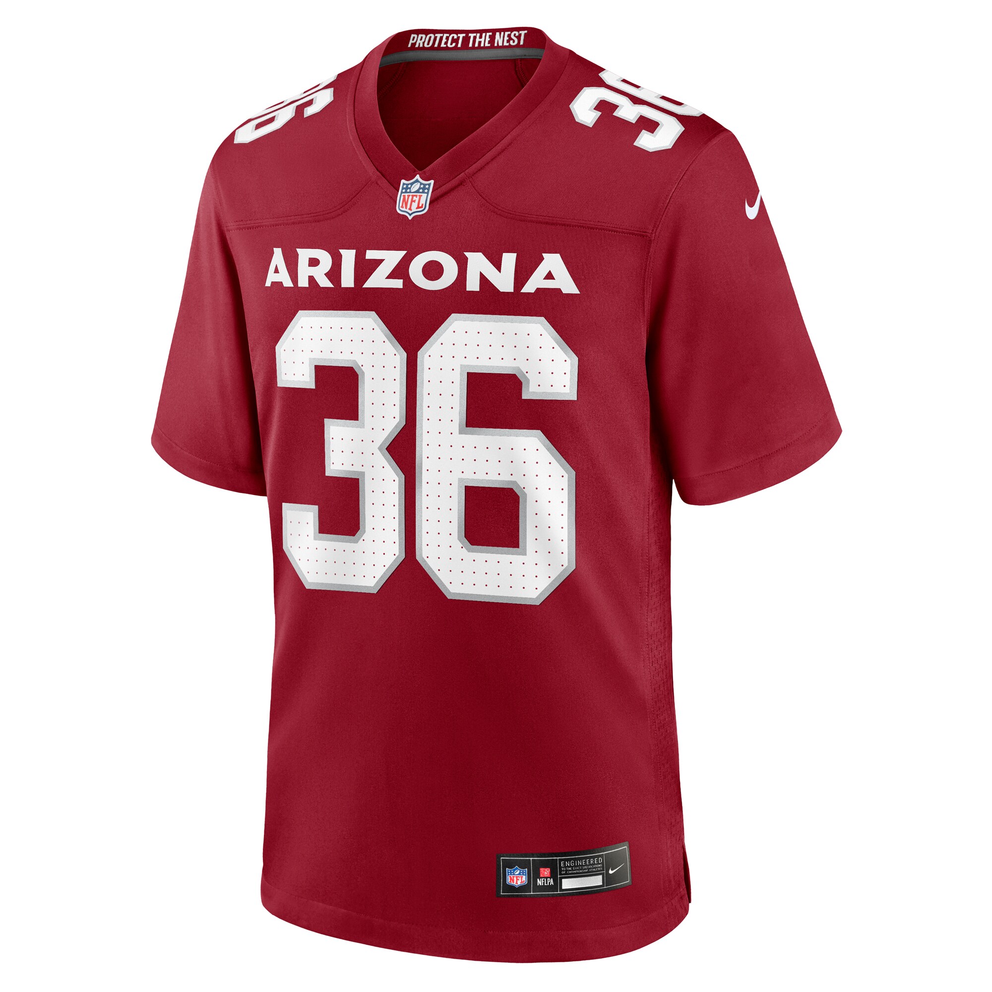 Andre Chachere Arizona Cardinals  Team Game Jersey -  Cardinal