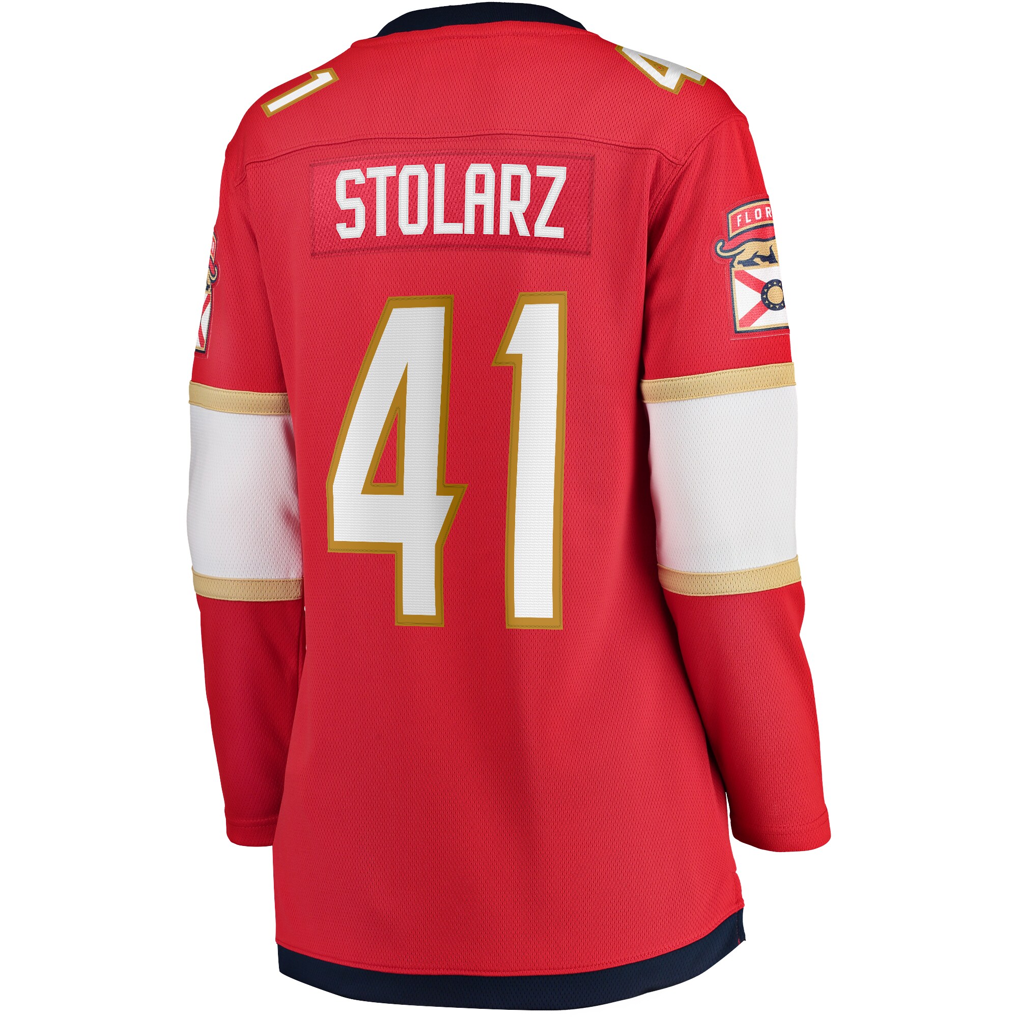 Anthony Stolarz Florida Panthers Fanatics Women's Home Breakaway Player Jersey - Red