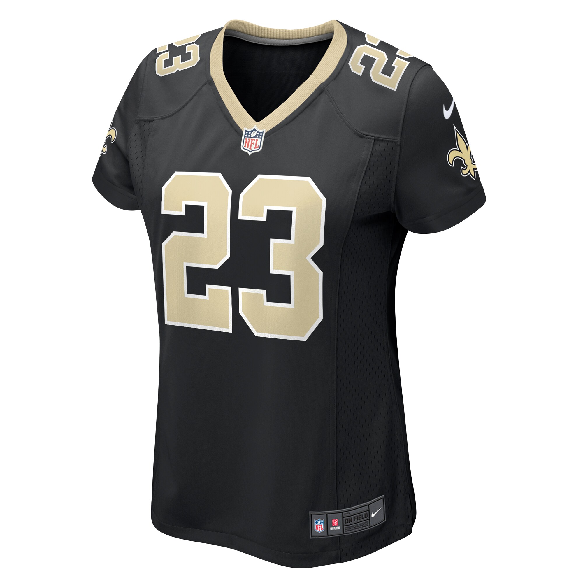 Marshon Lattimore New Orleans Saints  Women's Team Game Jersey -  Black