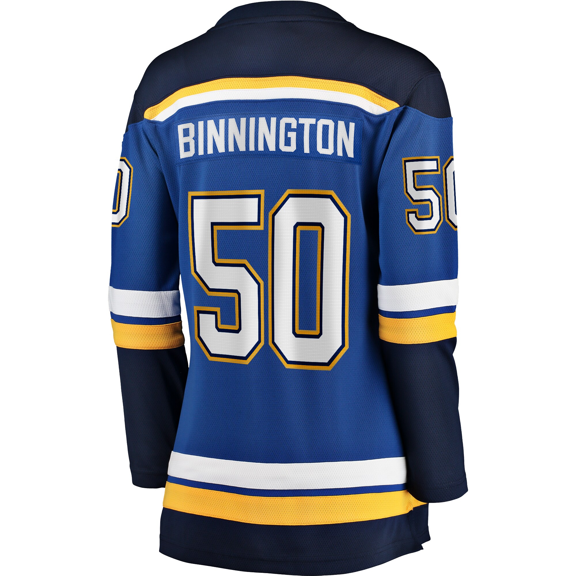Jordan Binnington St. Louis Blues Fanatics Women's Home Breakaway Player Jersey - Blue