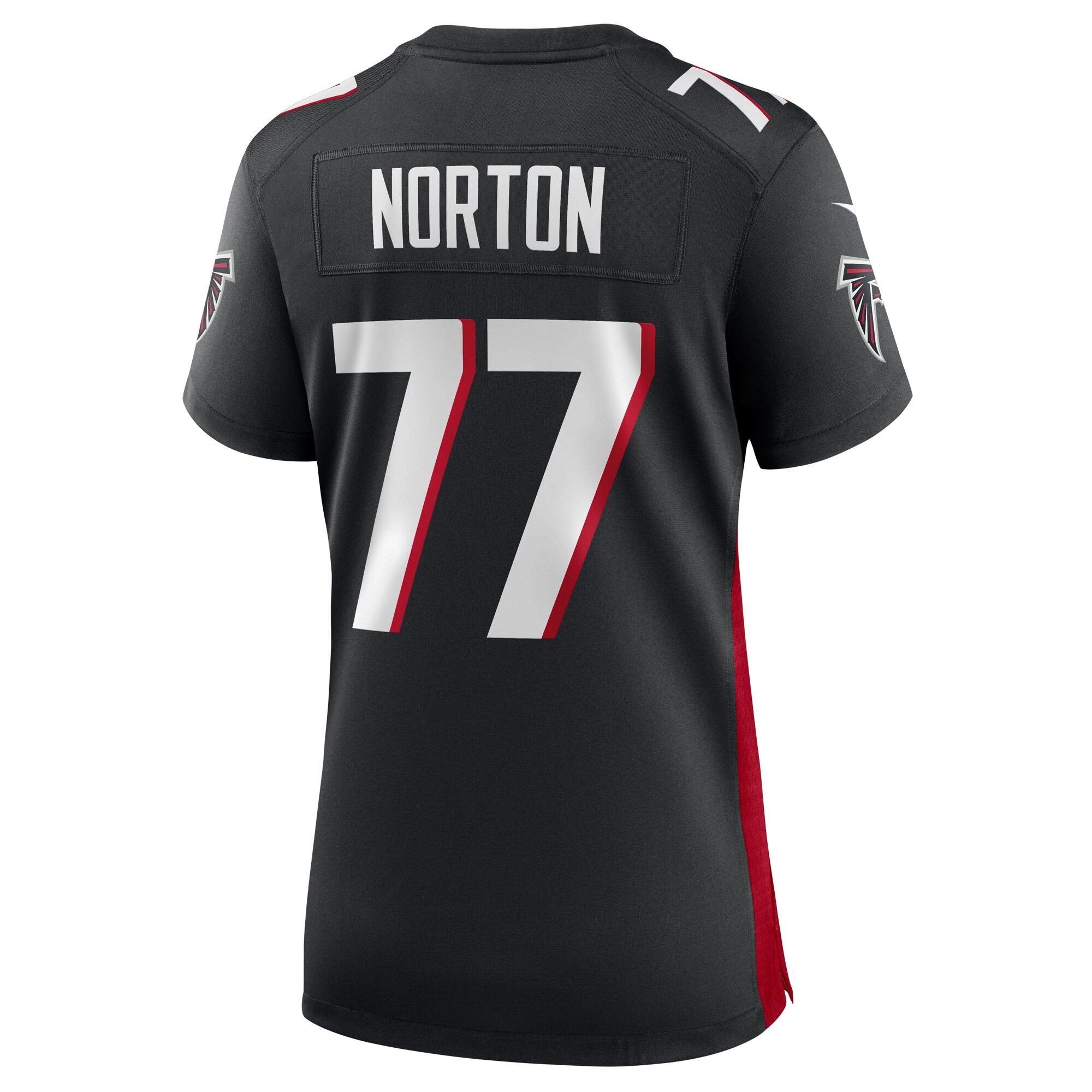 Storm Norton Atlanta Falcons  Women's  Game Jersey -  Black