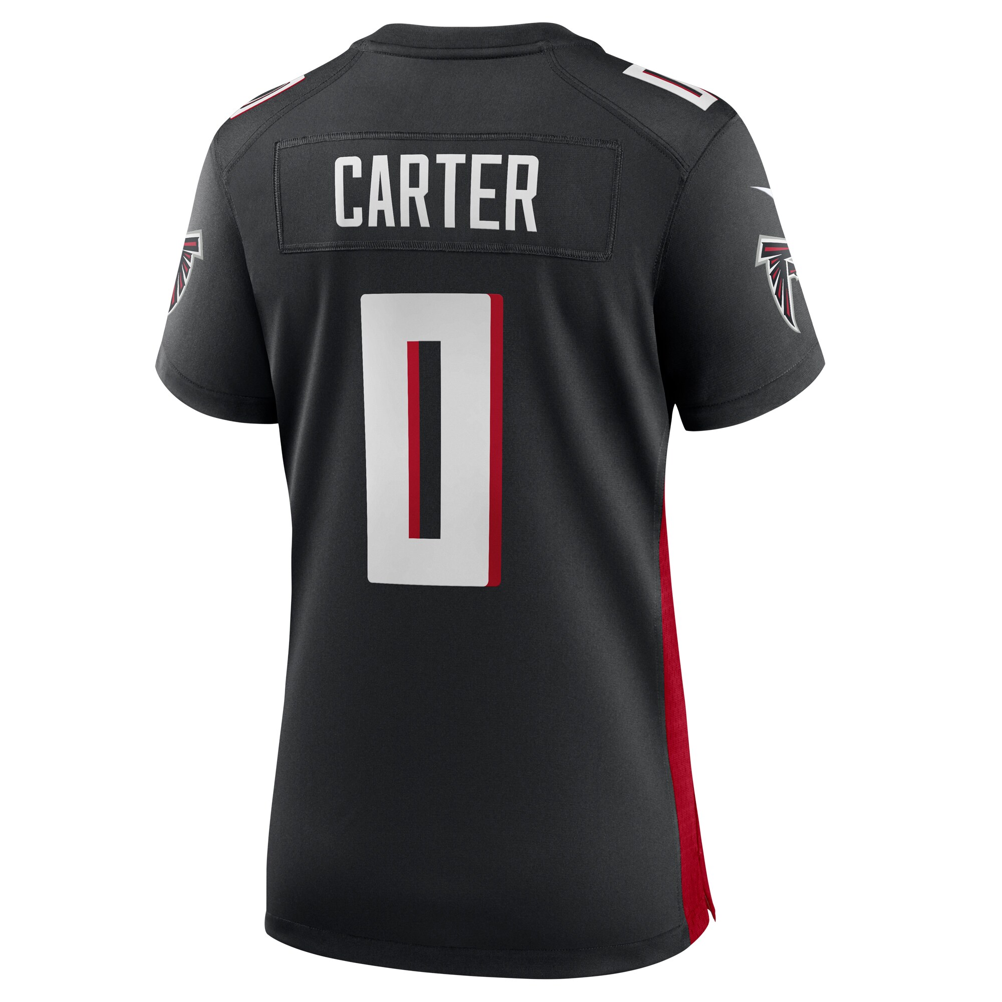Lorenzo Carter Atlanta Falcons  Women's Game Player Jersey - Black