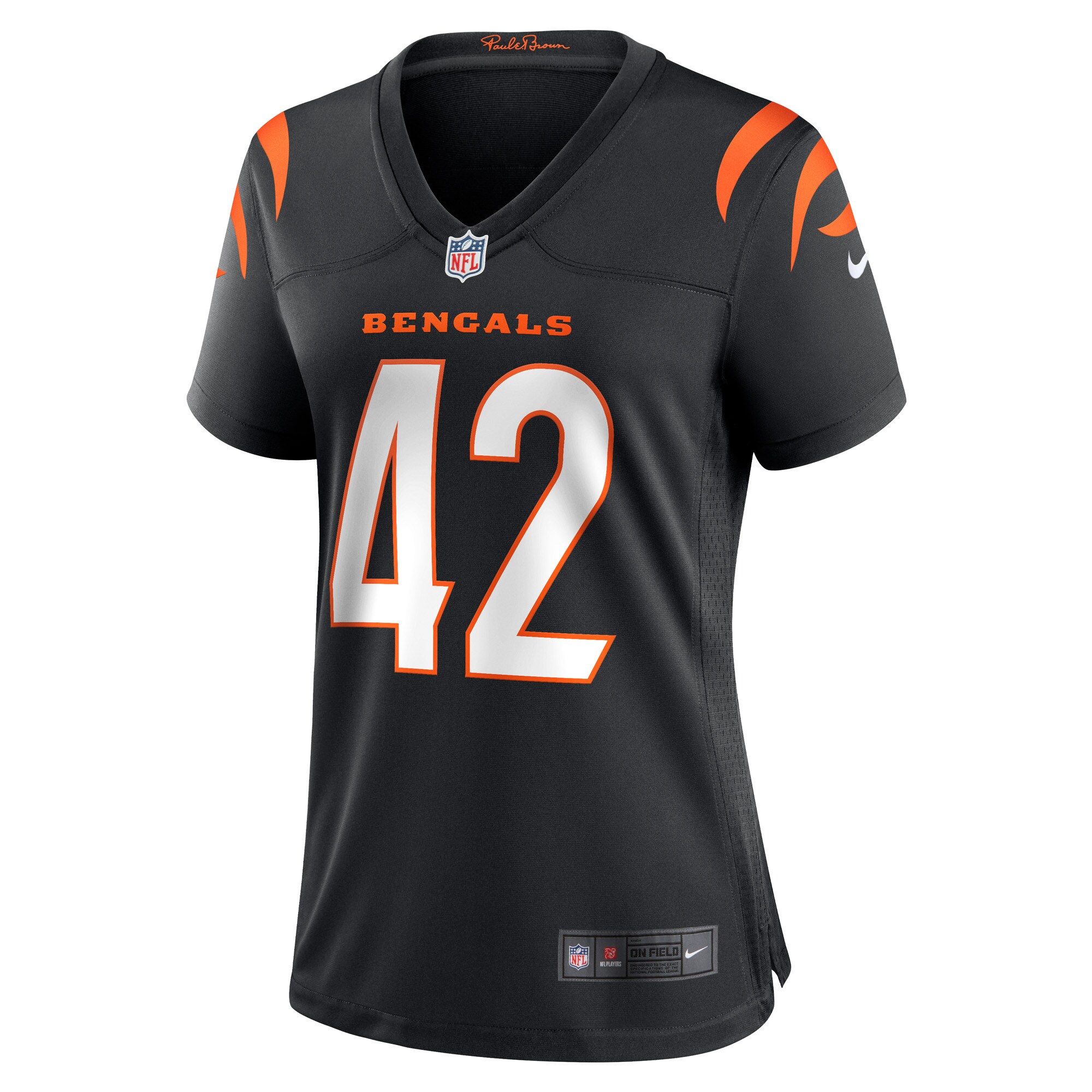 Allan George Cincinnati Bengals  Women's Game Player Jersey - Black