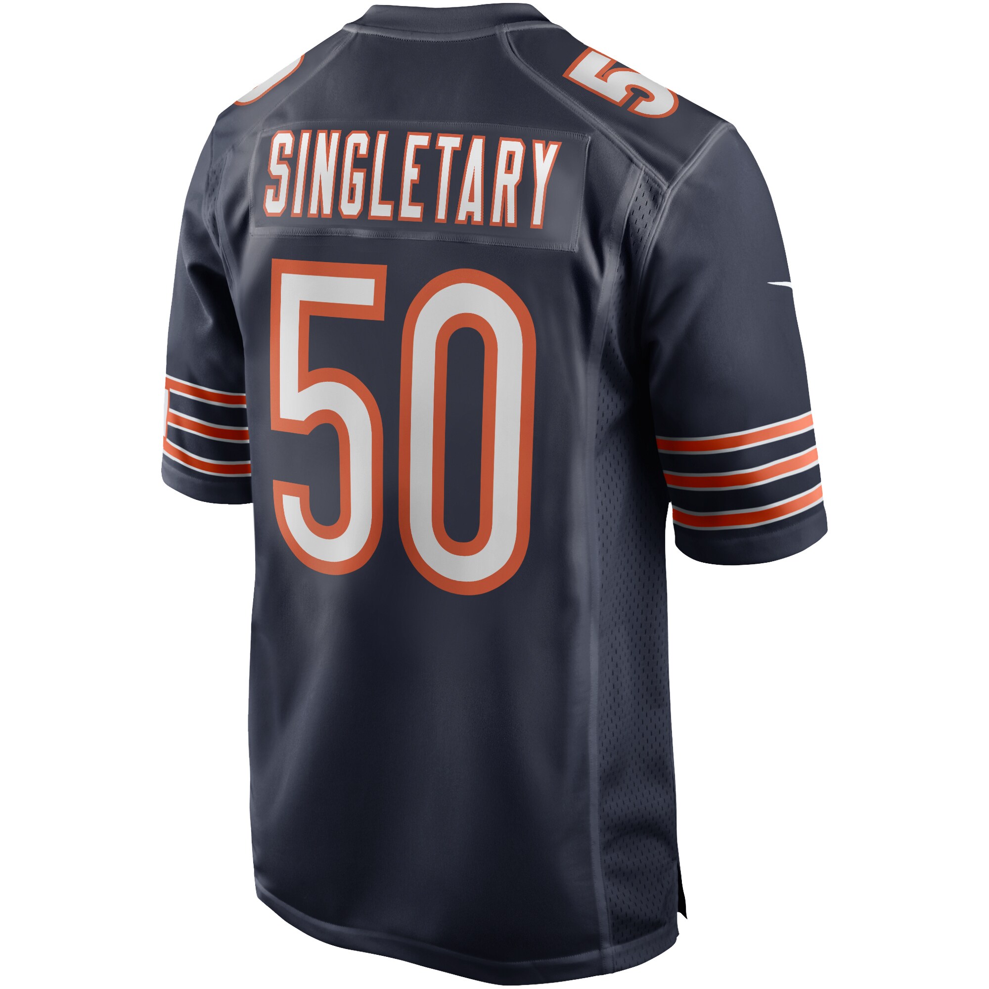 Mike Singletary Chicago Bears  Game Retired Player Jersey - Navy
