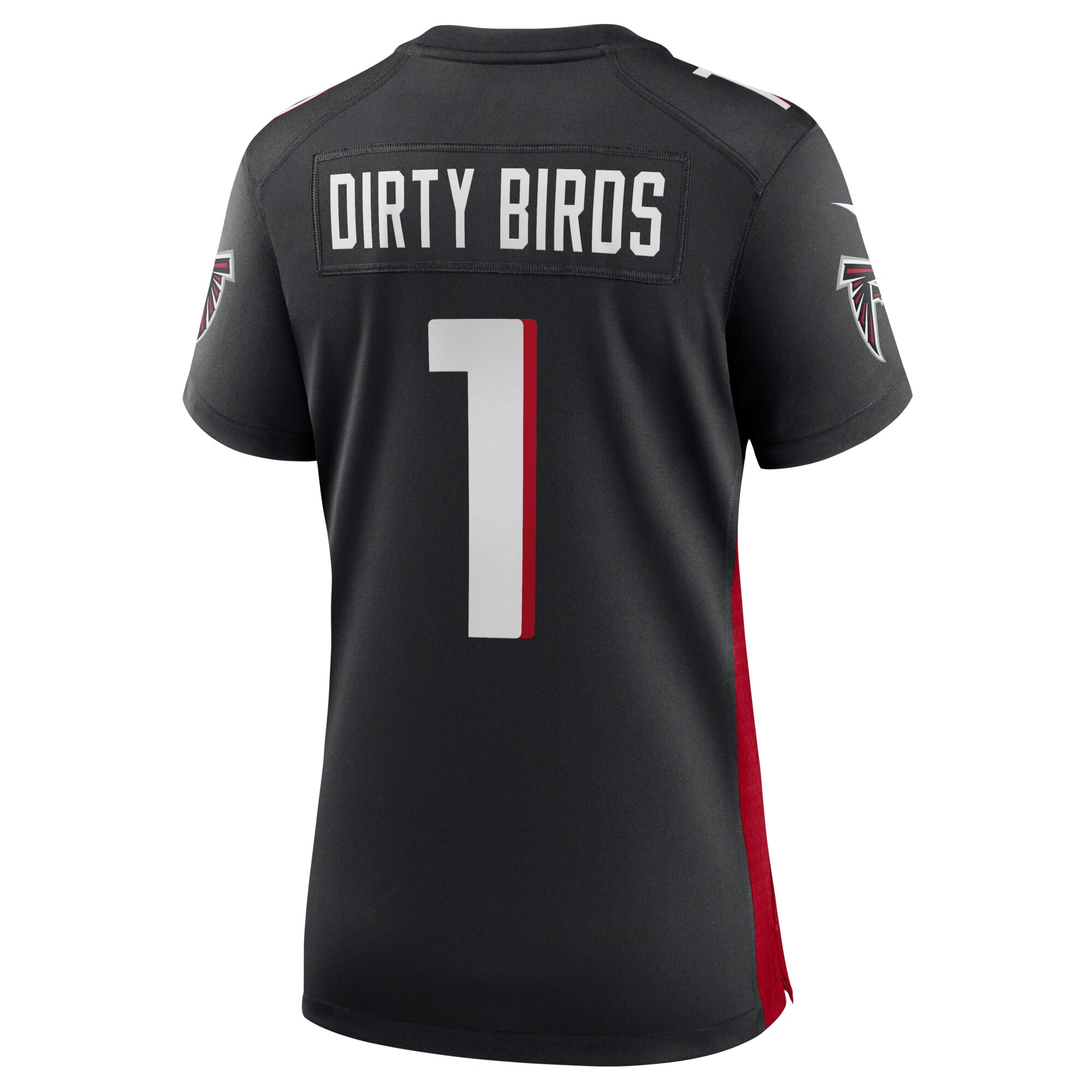 Dirty Birds Atlanta Falcons  Women's Game Jersey - Black