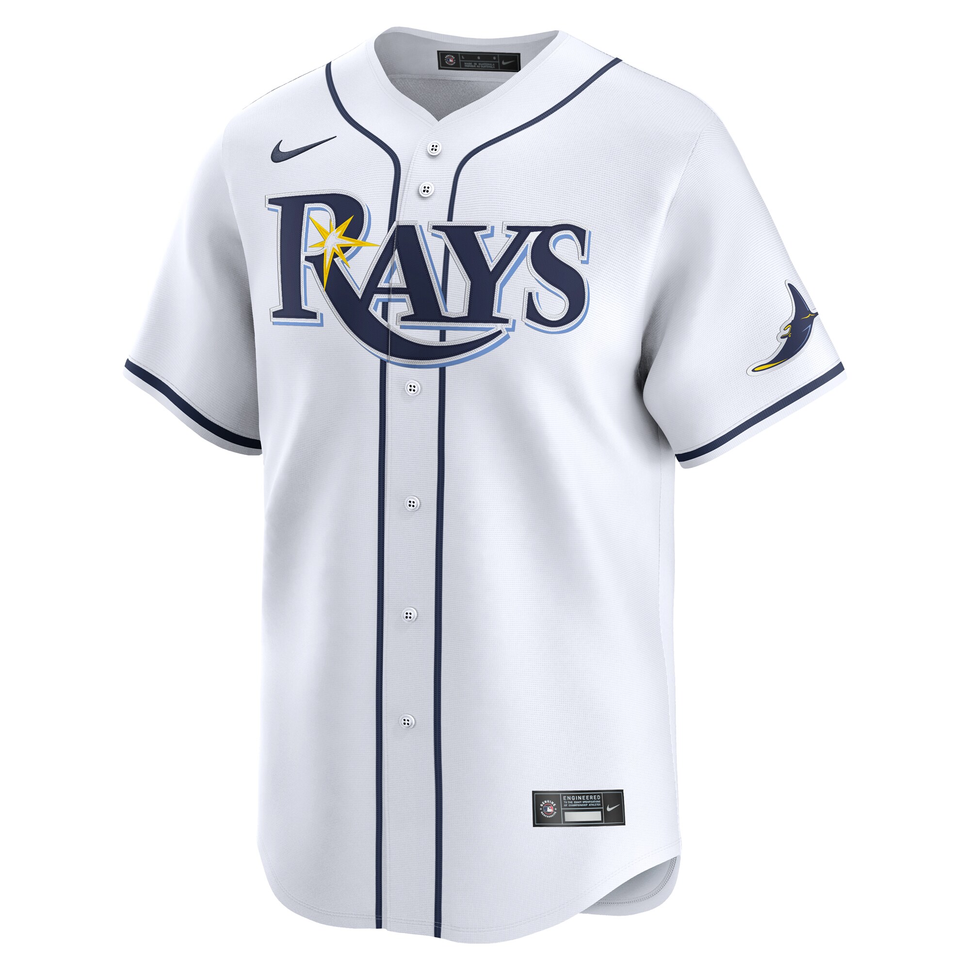 Taylor Walls Tampa Bay Rays  Home Limited Player Jersey - White
