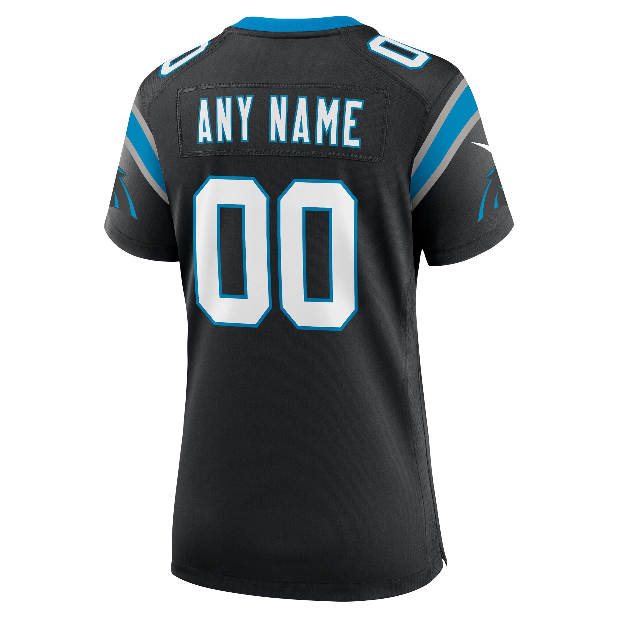 Carolina Panthers  Women's Custom Game Jersey - Black