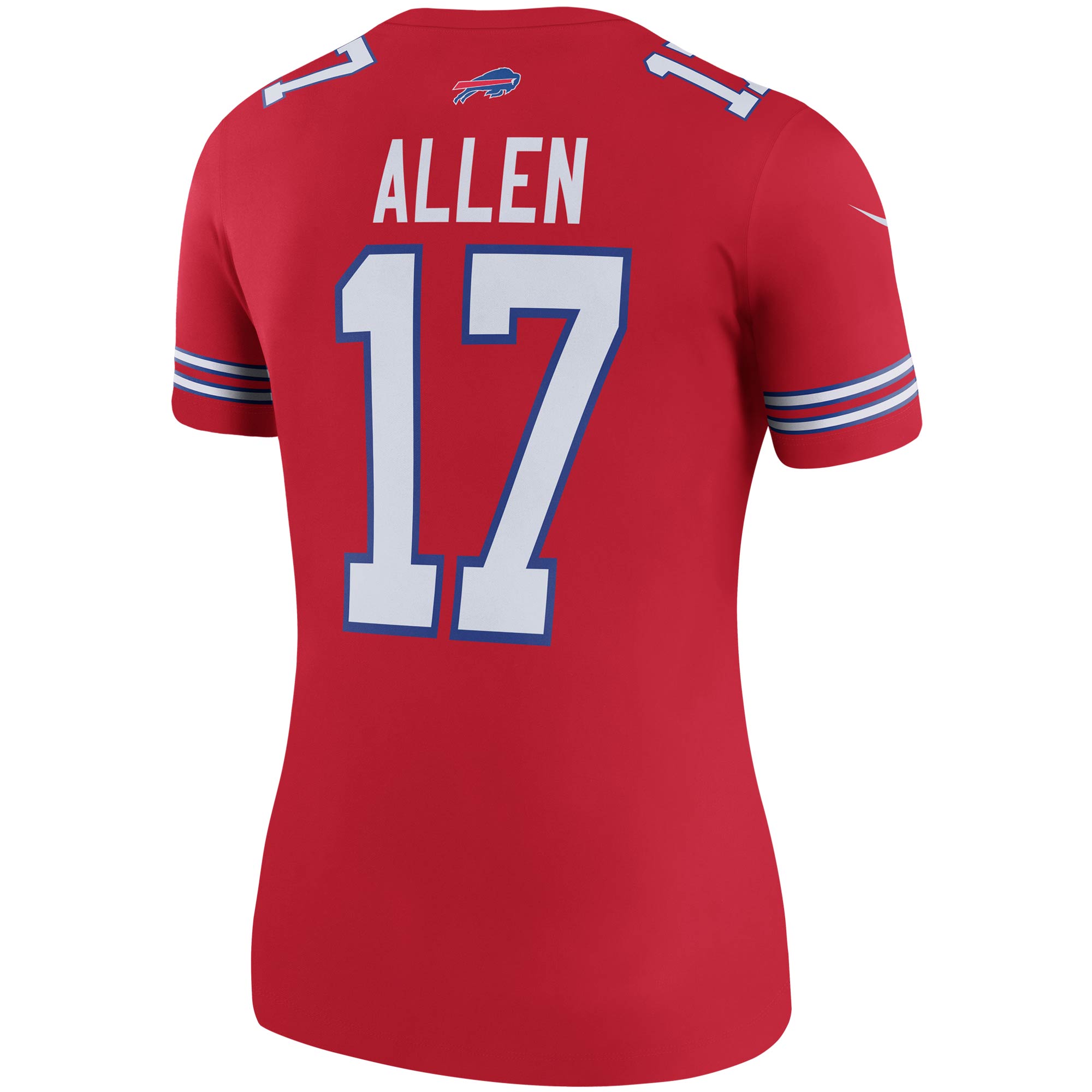 Josh Allen Buffalo Bills  Women's Color Rush Legend Player Jersey - Red