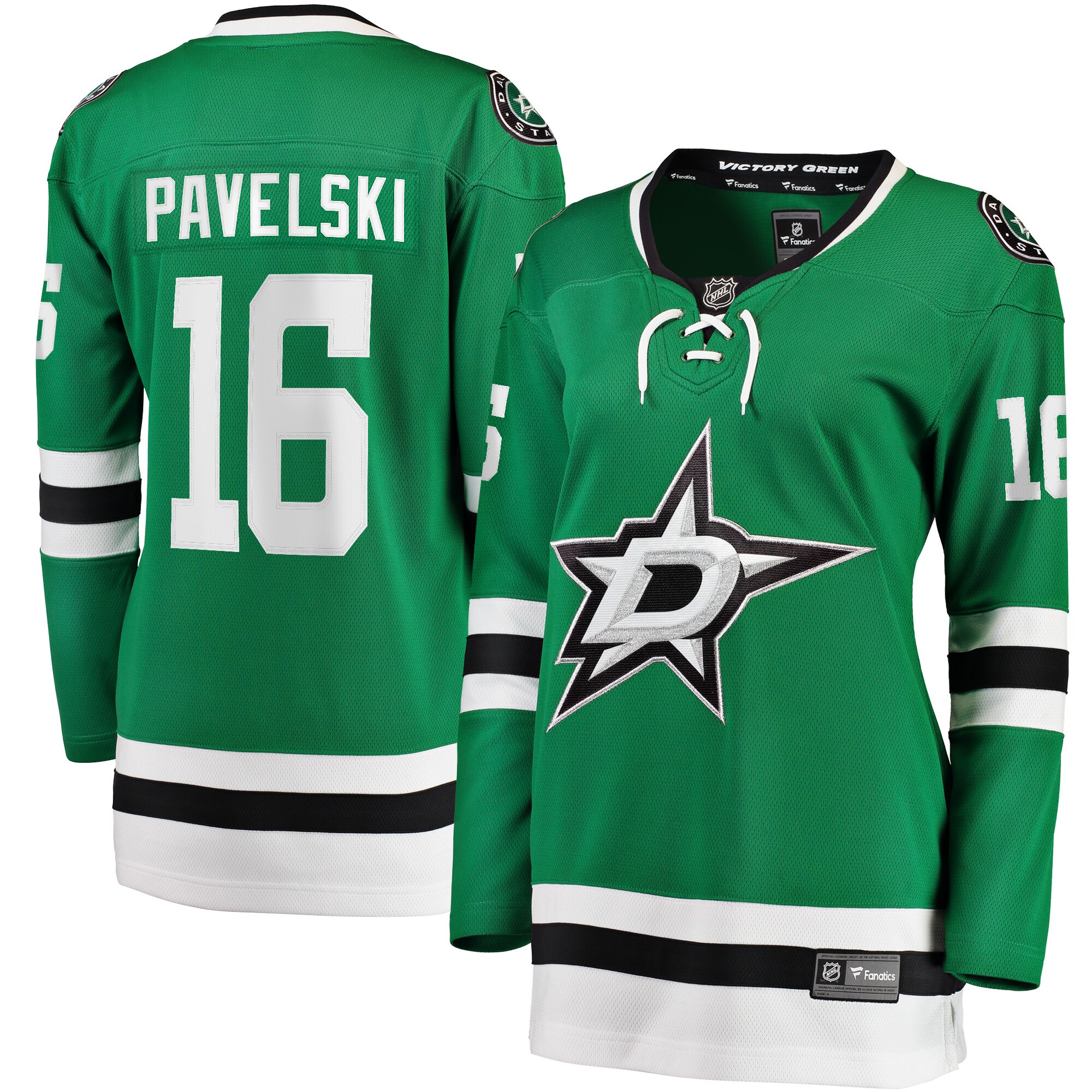 Joe Pavelski Dallas Stars Fanatics Women's Breakaway Home Player Jersey - Kelly Green