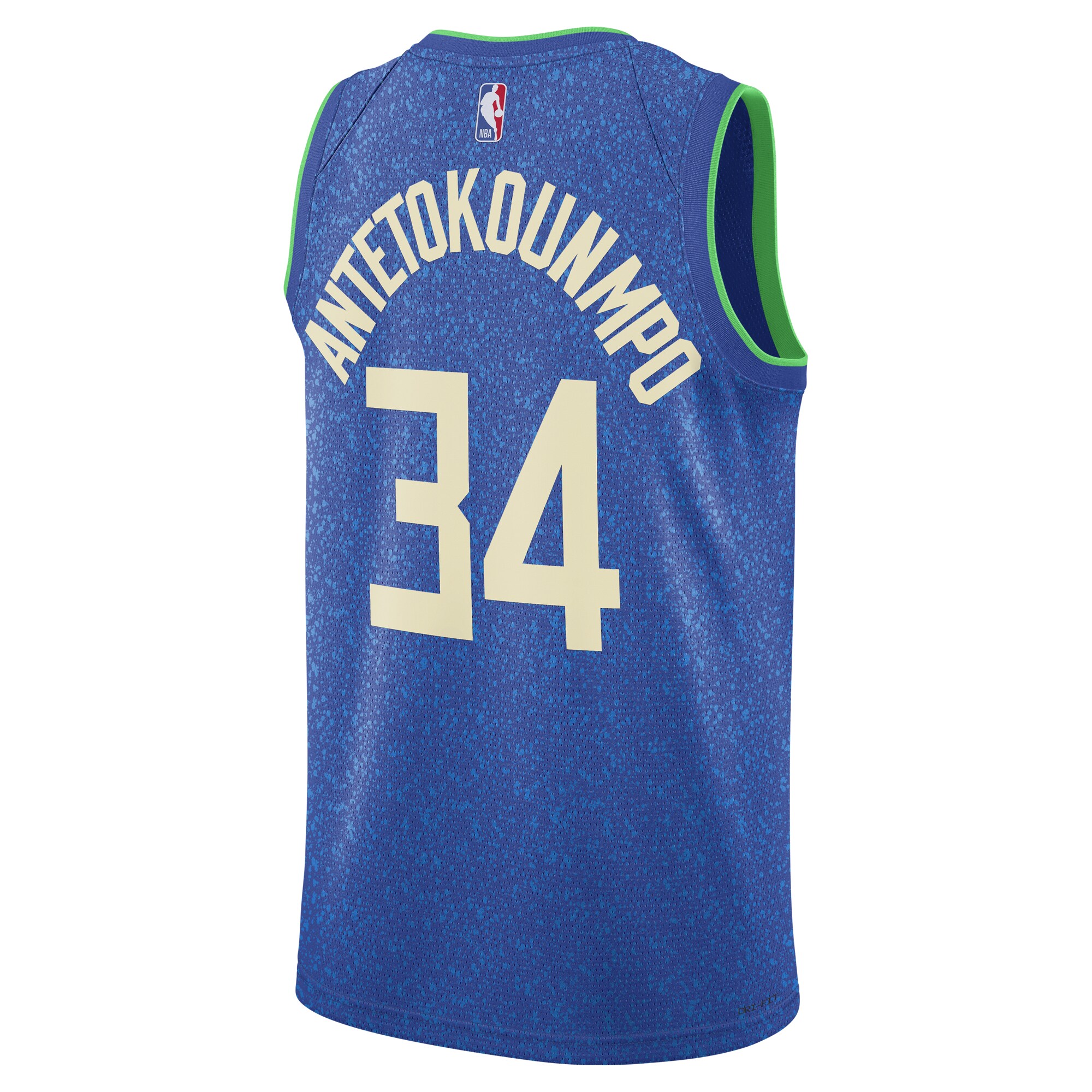 Giannis Antetokounmpo Milwaukee Bucks  Unisex 2023\/24 Swingman Jersey - Blue - City Edition