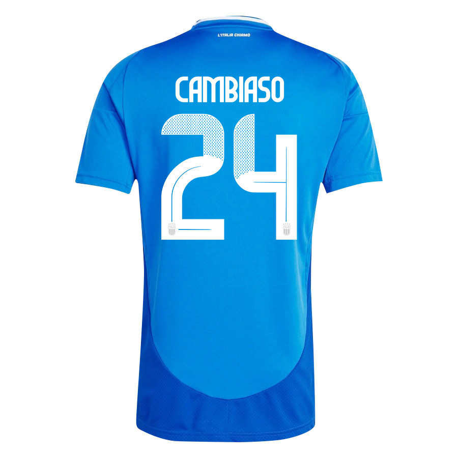 Andrea Cambiaso 24 Italy National Team 2024/25 Home Men Jersey - Blue