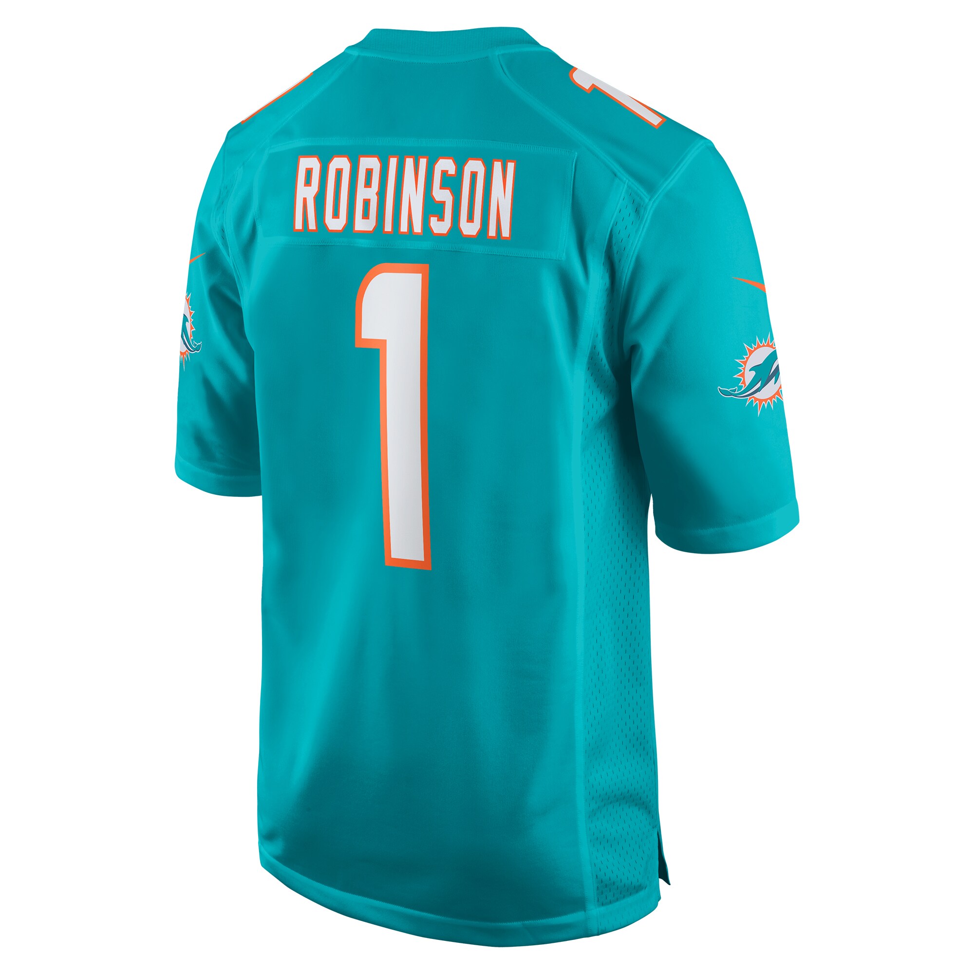 Chop Robinson Miami Dolphins  2024 NFL Draft First Round Pick Player Game Jersey - Aqua