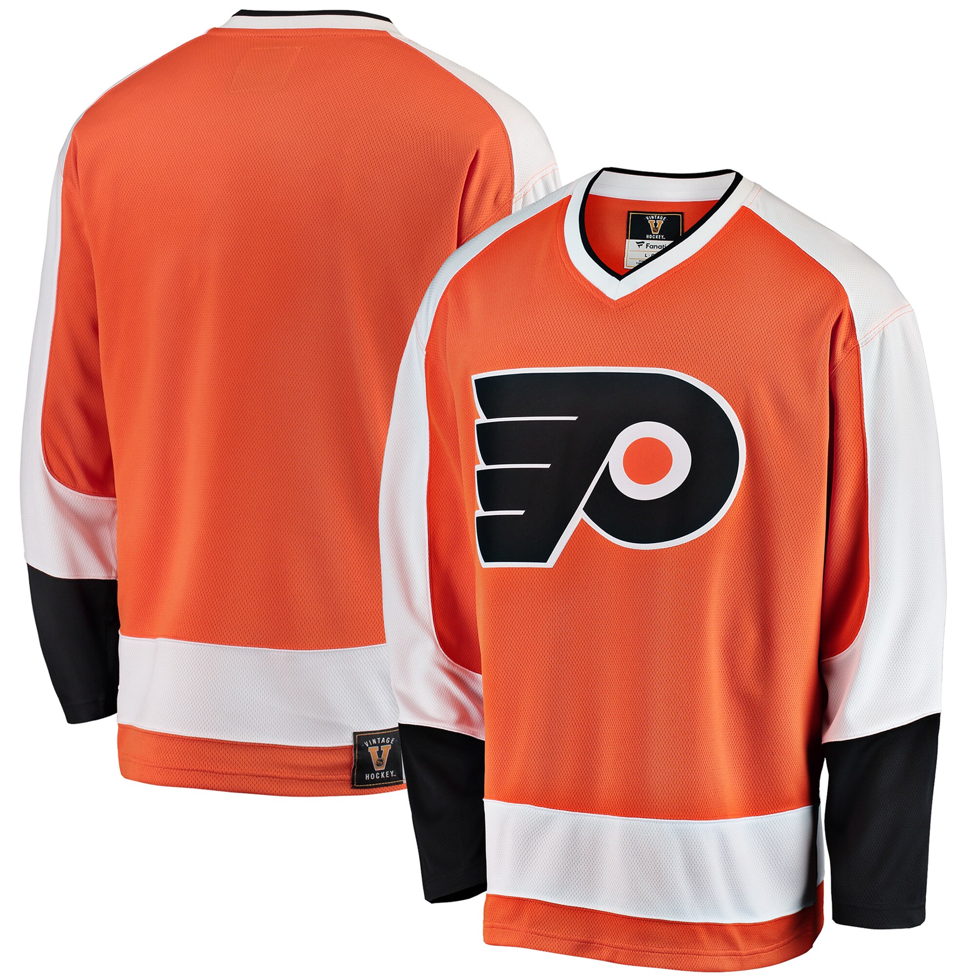 Philadelphia Flyers Fanatics Premier Breakaway Heritage Blank Jersey - Orange