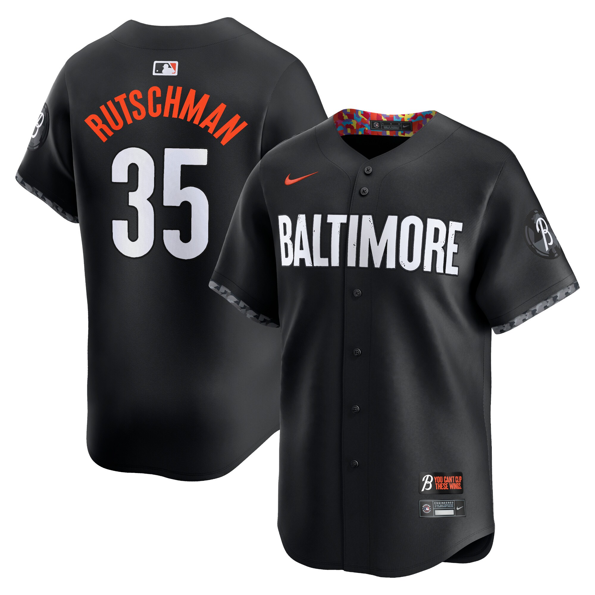 Adley Rutschman Baltimore Orioles  City Connect Limited Player Jersey - Black