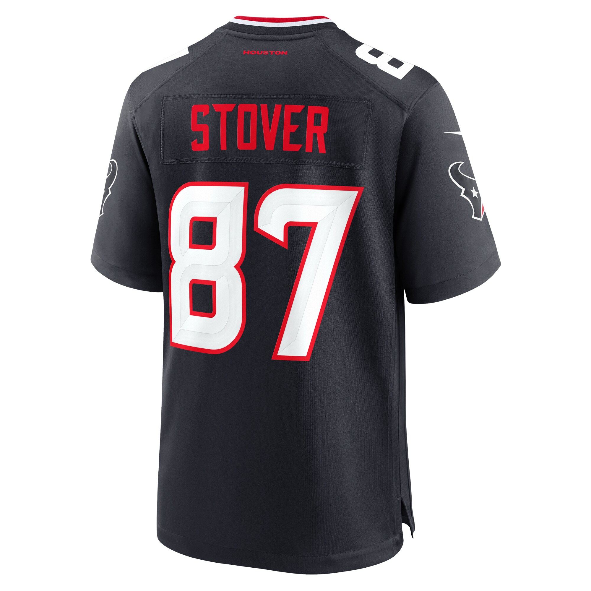 Cade Stover Houston Texans  Game Jersey -  Navy