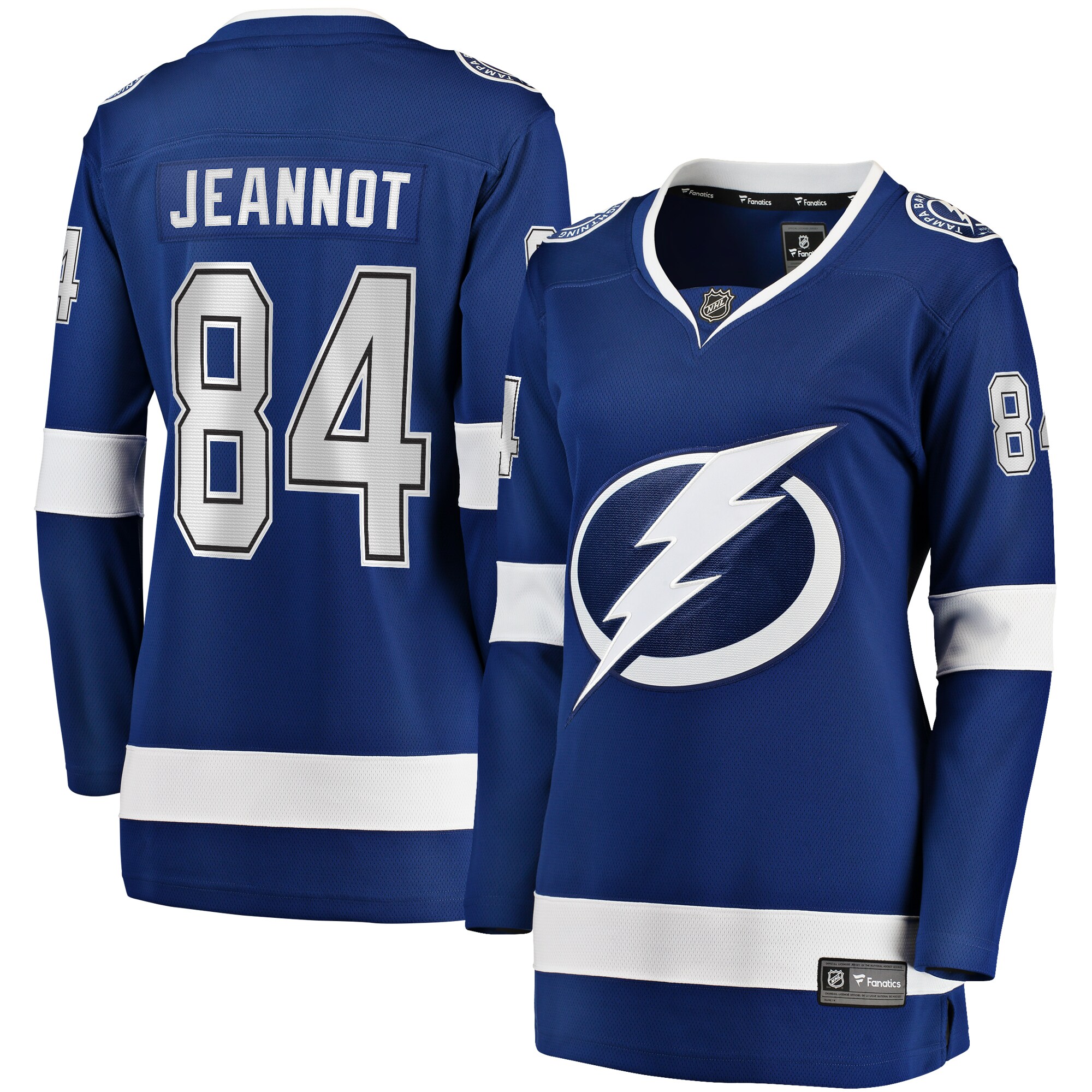 Tanner Jeannot Tampa Bay Lightning Women's Fanatics Home Breakaway Jersey - Blue