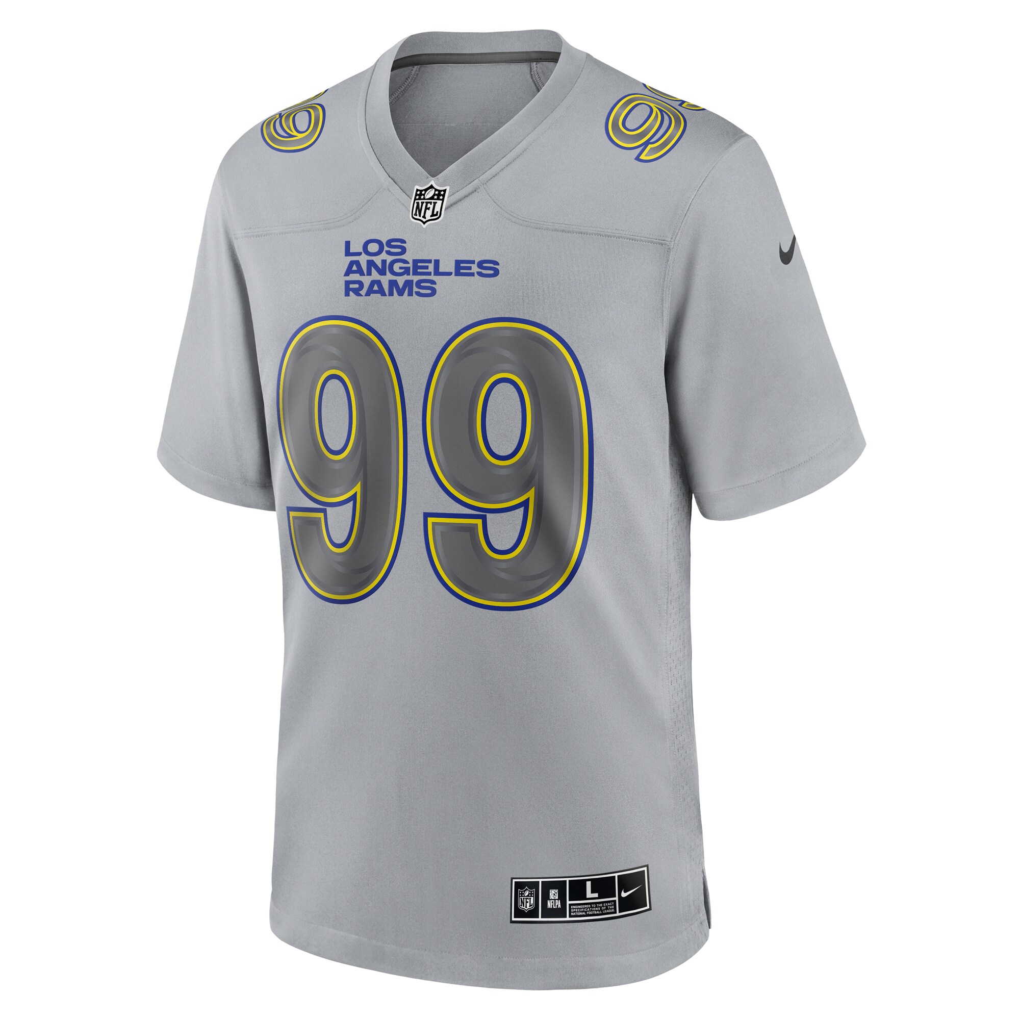 Aaron Donald Los Angeles Rams  Atmosphere Fashion Game Jersey - Gray