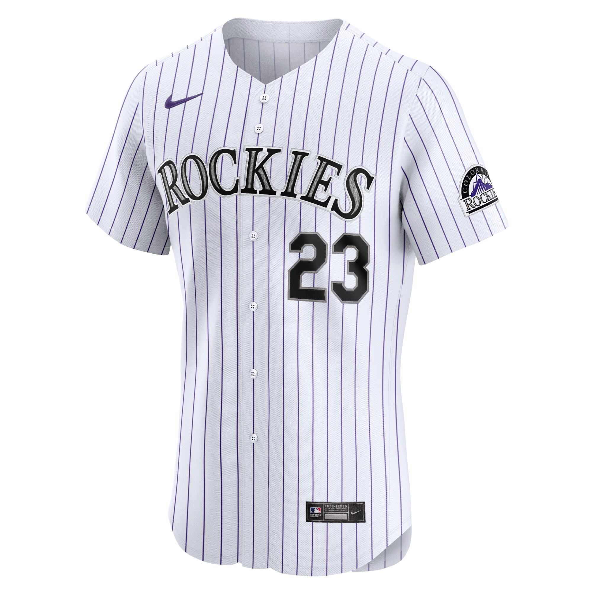 Kris Bryant Colorado Rockies  Home Elite Jersey - White