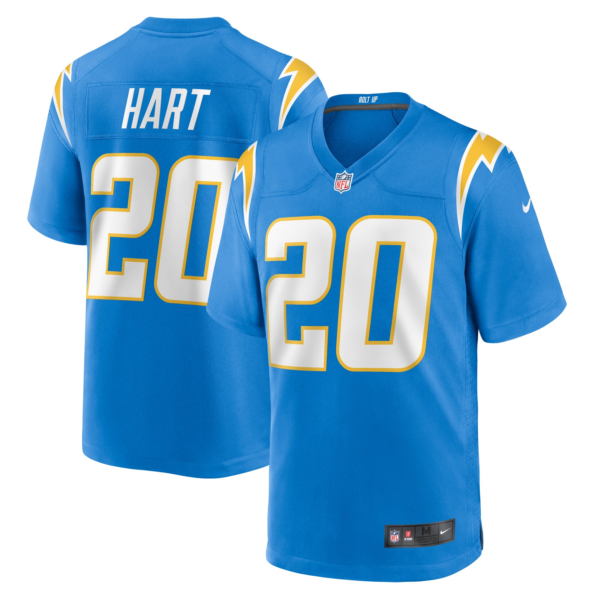 Cam Hart Los Angeles Chargers  Team Game Jersey -  Powder Blue