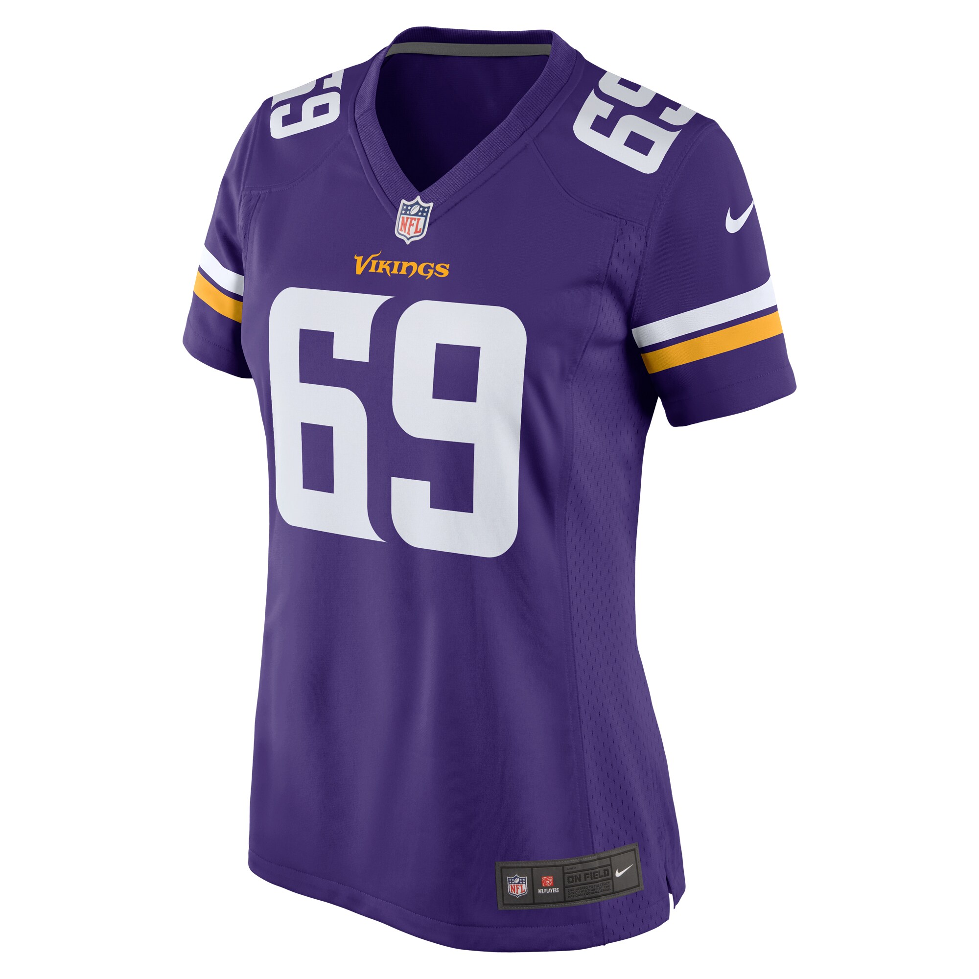Dan Feeney Minnesota Vikings  Women's Team Game Jersey -  Purple