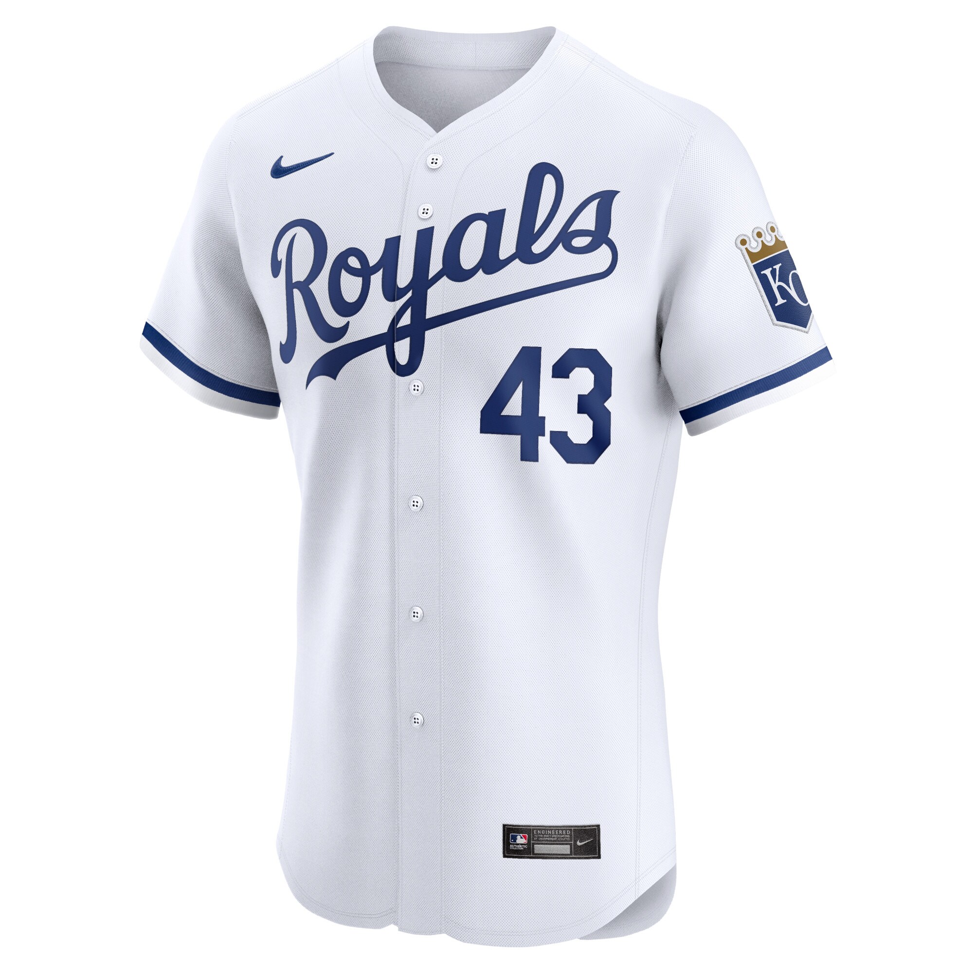 Carlos Hern\u00c3\u00a1ndez Kansas City Royals  Home Elite Player Jersey - White