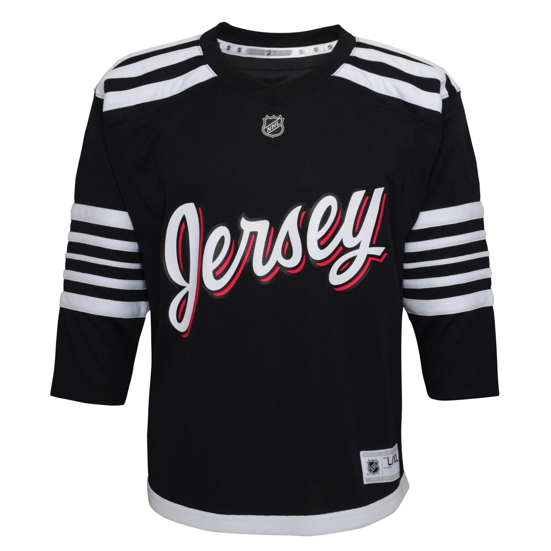 New Jersey Devils Youth 2021\/22 Alternate Replica Jersey - Black