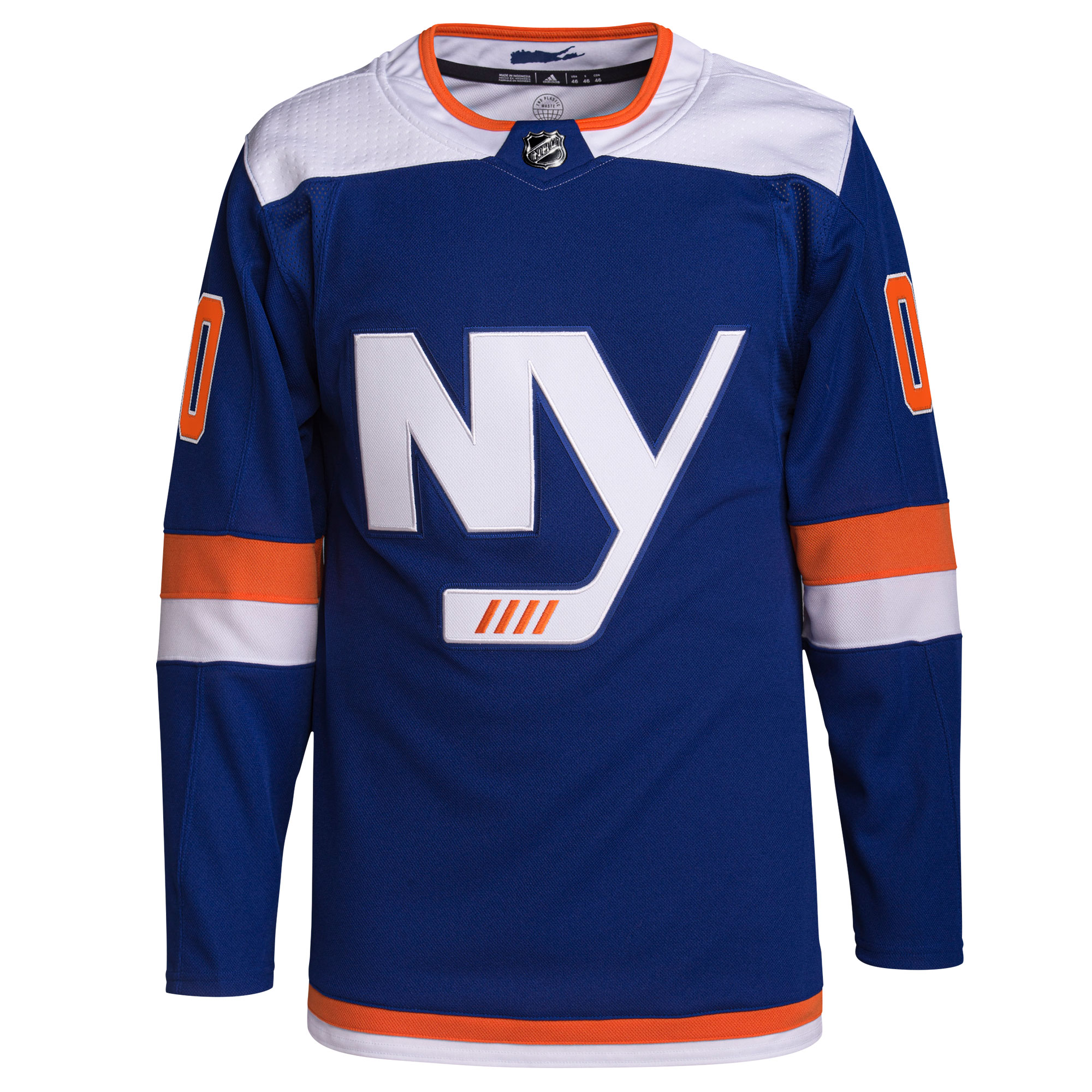 New York Islanders adidas  Alternate  Primegreen Authentic Custom Jersey - Royal