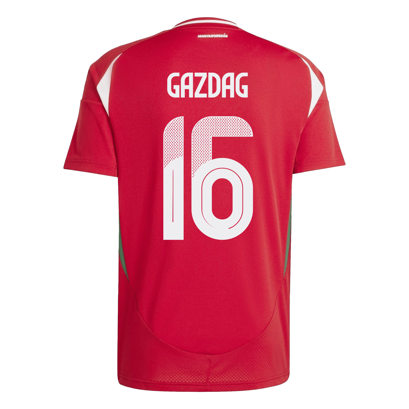 Dániel Gazdag 16 Hungary National Team 2024/25 Home Men Jersey - Red