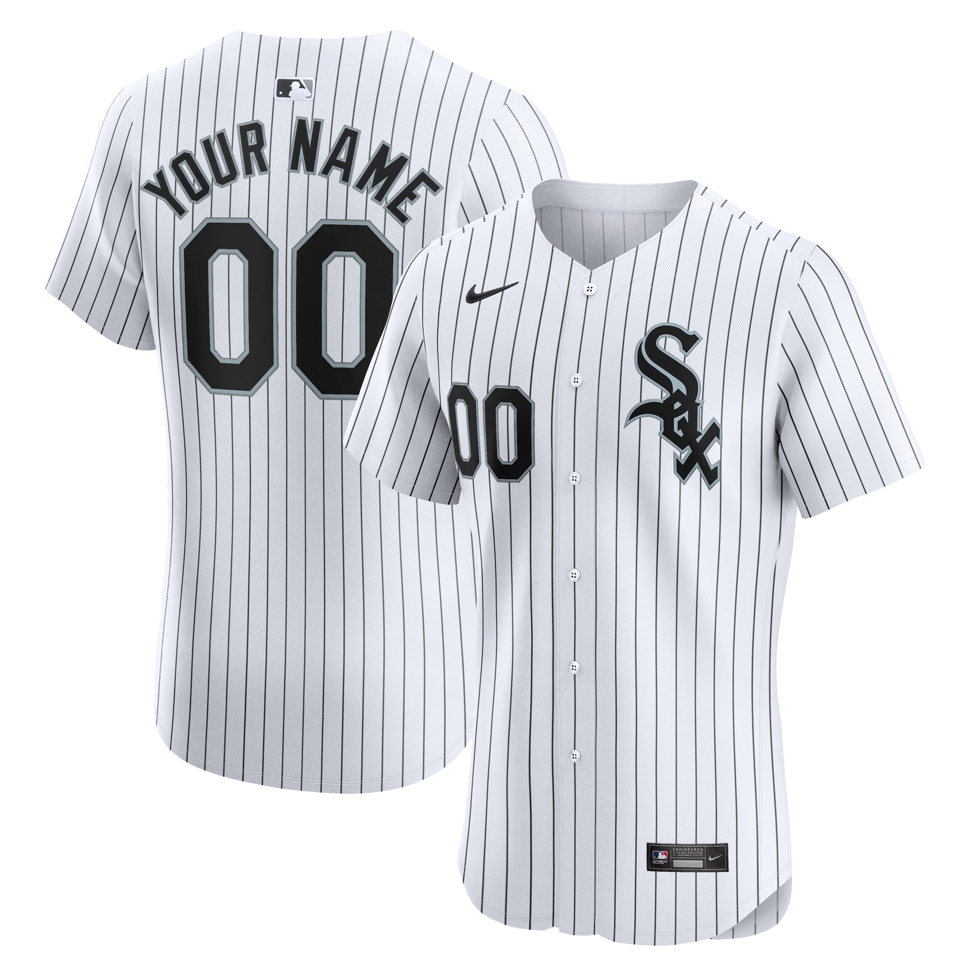 Chicago White Sox  Home Elite Custom Jersey - White