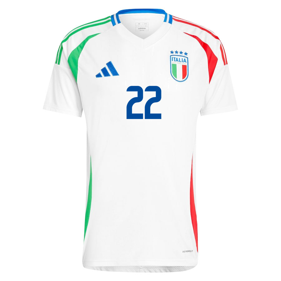 Stephan El Shaarawy 22 Italy National Team 2024/25 Away Men Jersey - White