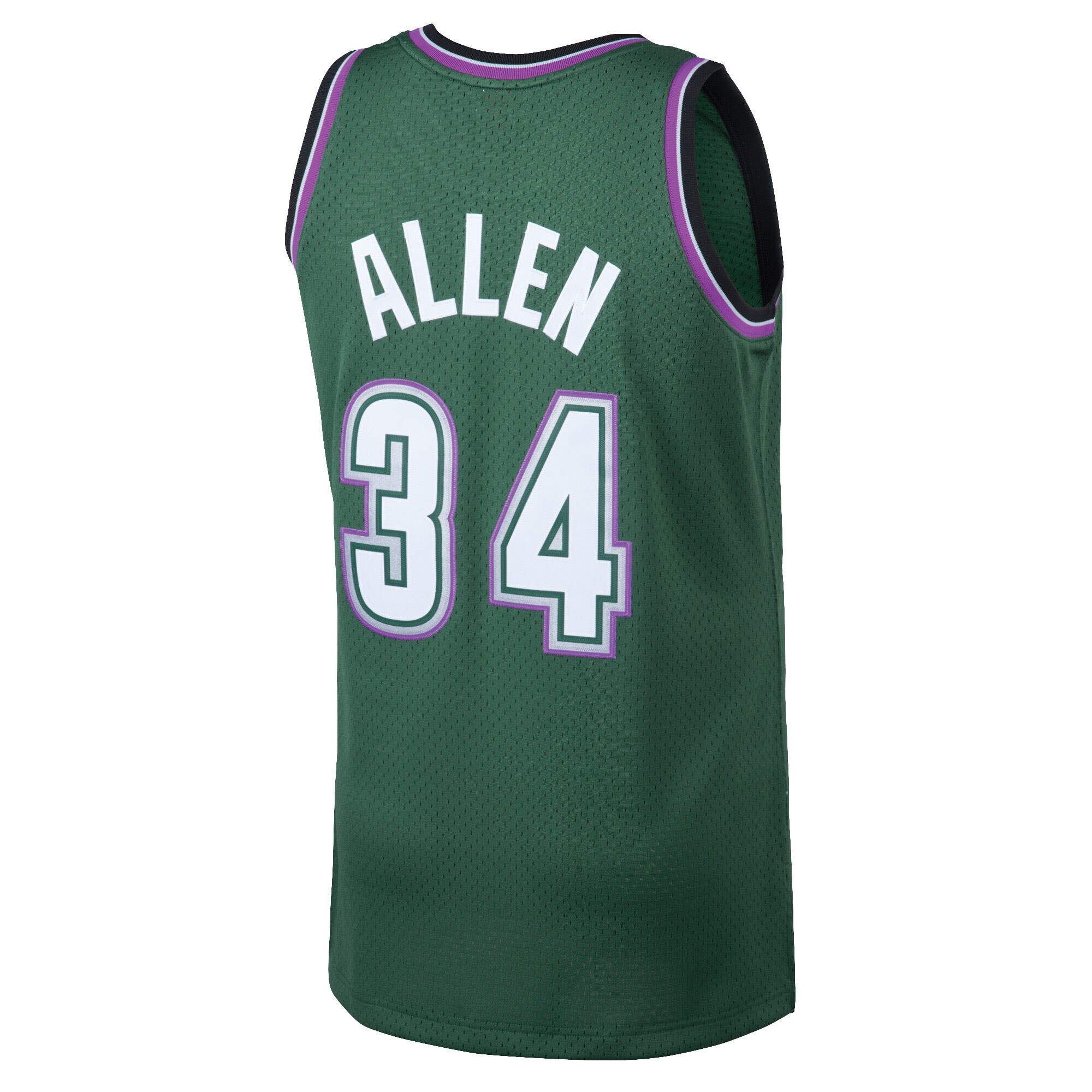 Ray Allen Milwaukee Bucks Mitchell & Ness 1996\/97 Hardwood Classics Swingman Jersey - Kelly Green