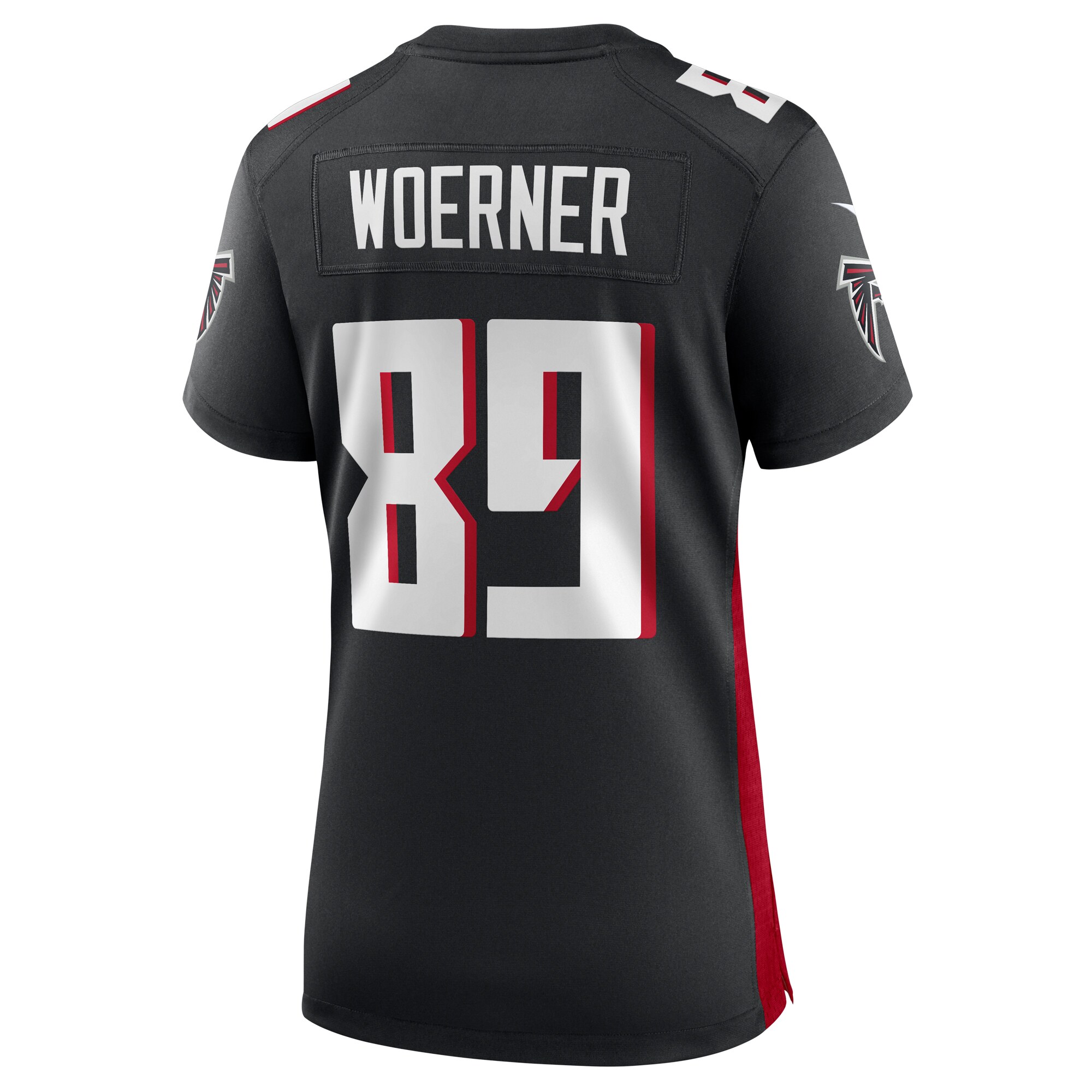 Charlie Woerner Atlanta Falcons  Women's  Game Jersey -  Black