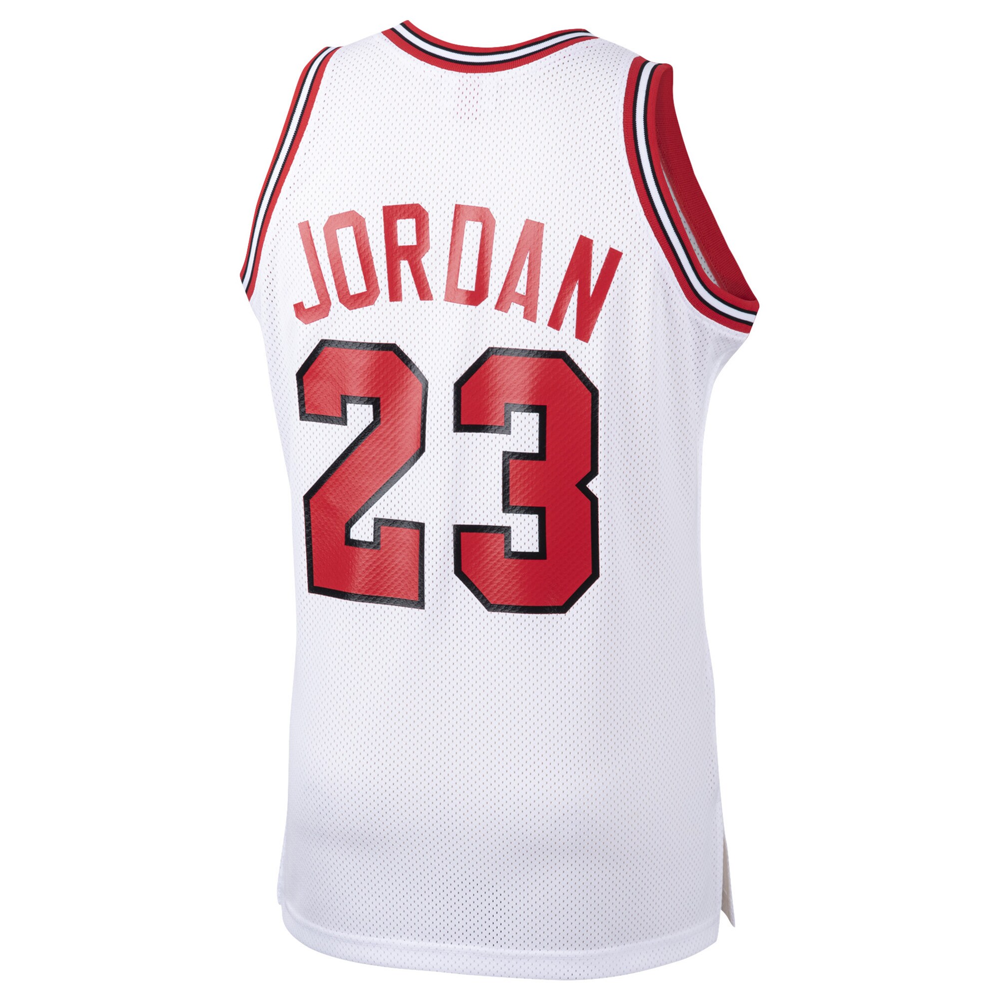 Michael Jordan Chicago Bulls Mitchell & Ness 1984\/85 Hardwood Classics Rookie Authentic Jersey - White