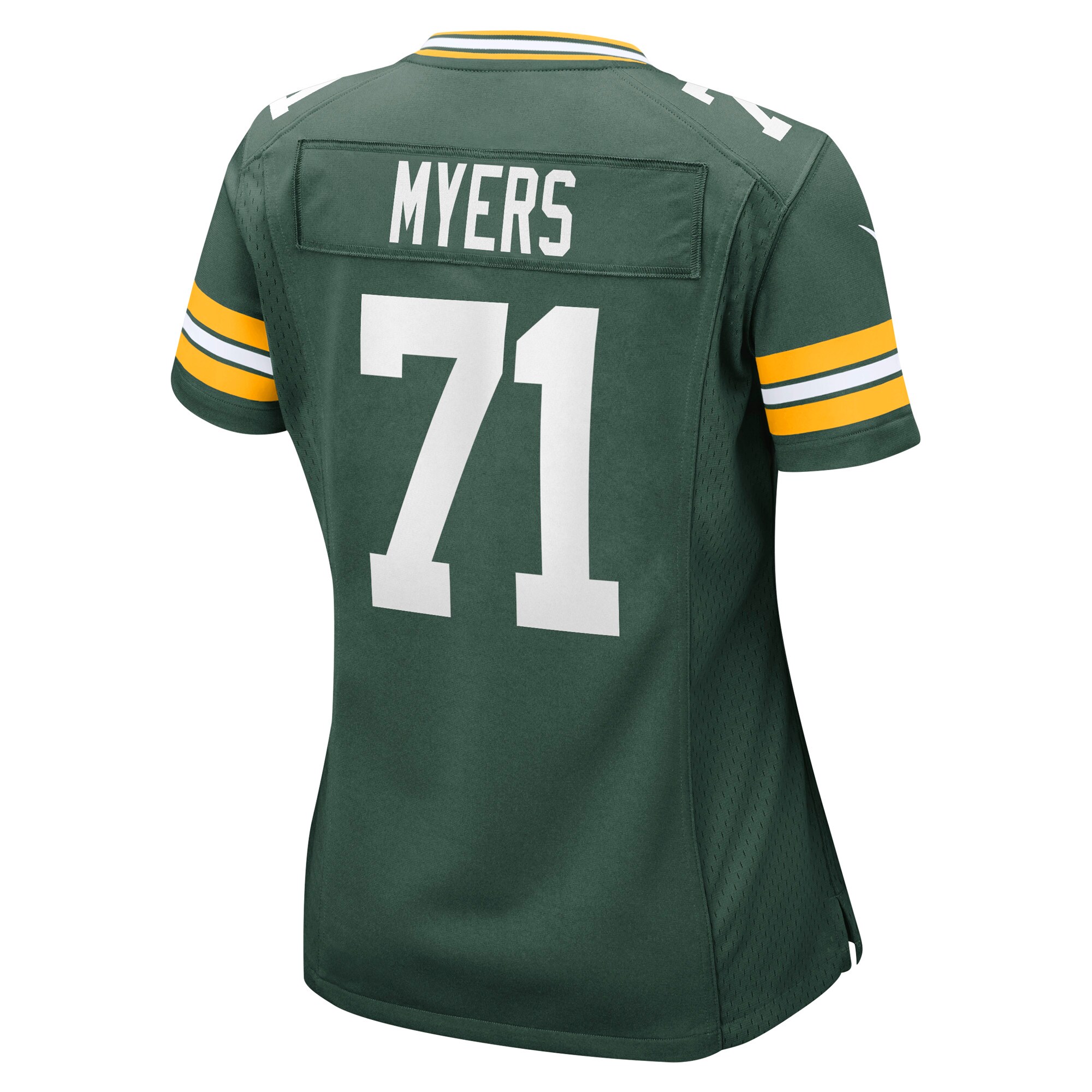 Josh Myers Green Bay Packers  Women's Game Jersey - Green