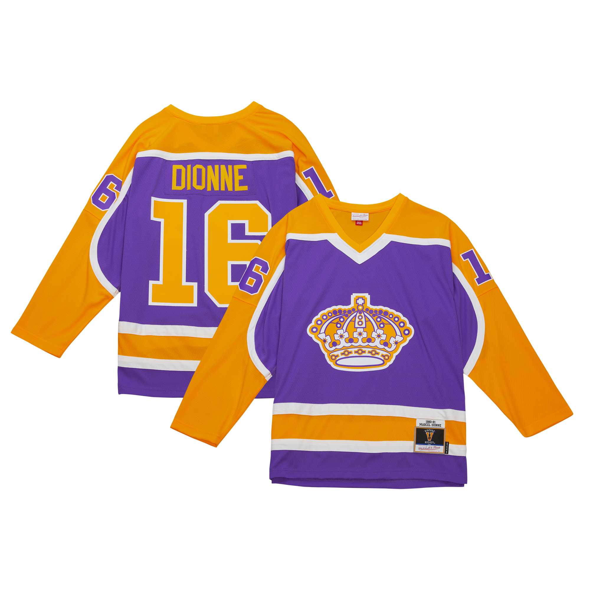 Marcel Dionne Los Angeles Kings Mitchell & Ness  1980\/81 Blue Line Player Jersey - Purple
